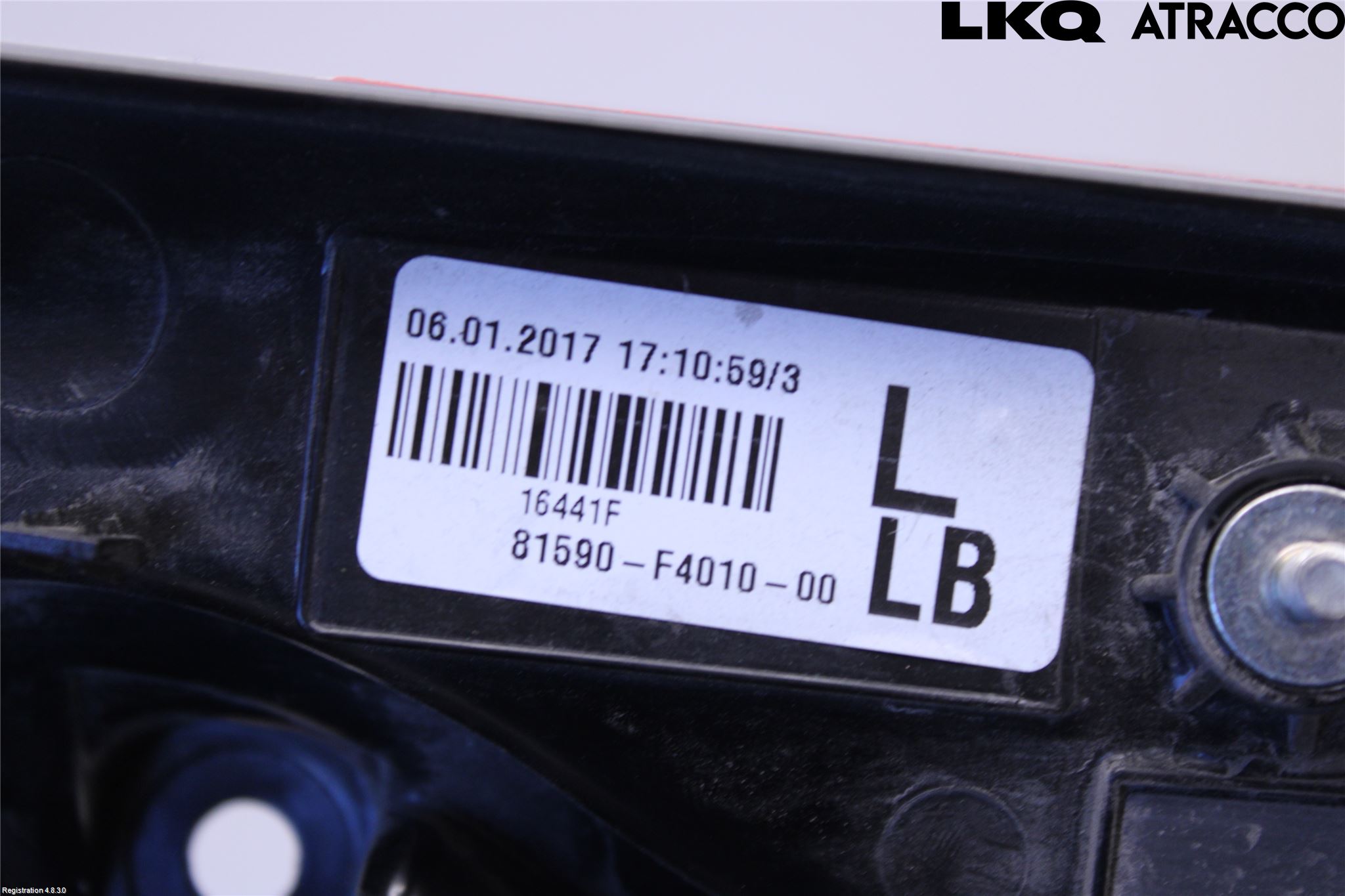 Toyota C-HR 16-23 Bakljus Vänster