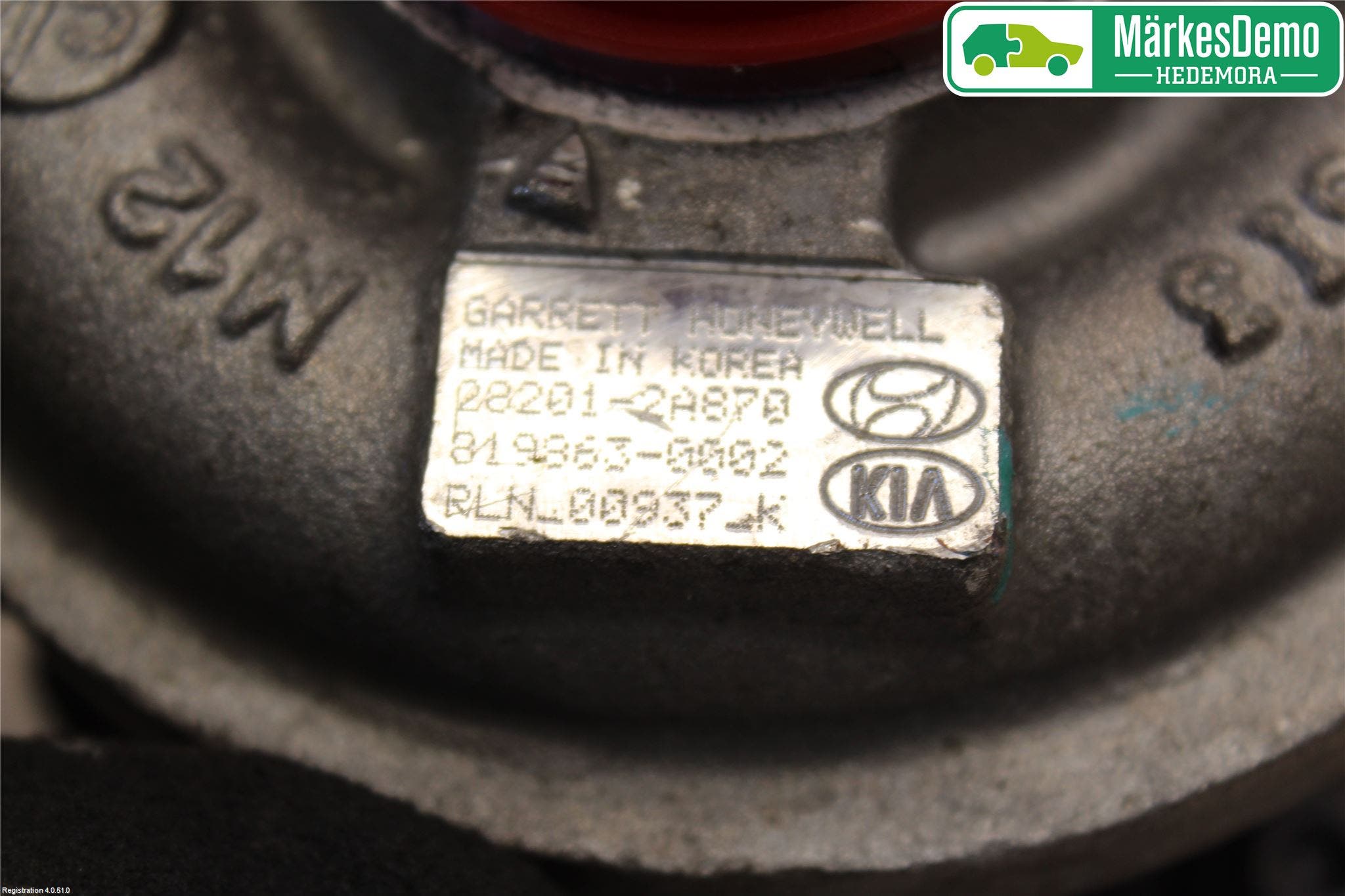 Kia CARENS III 13-19 Turboaggregat