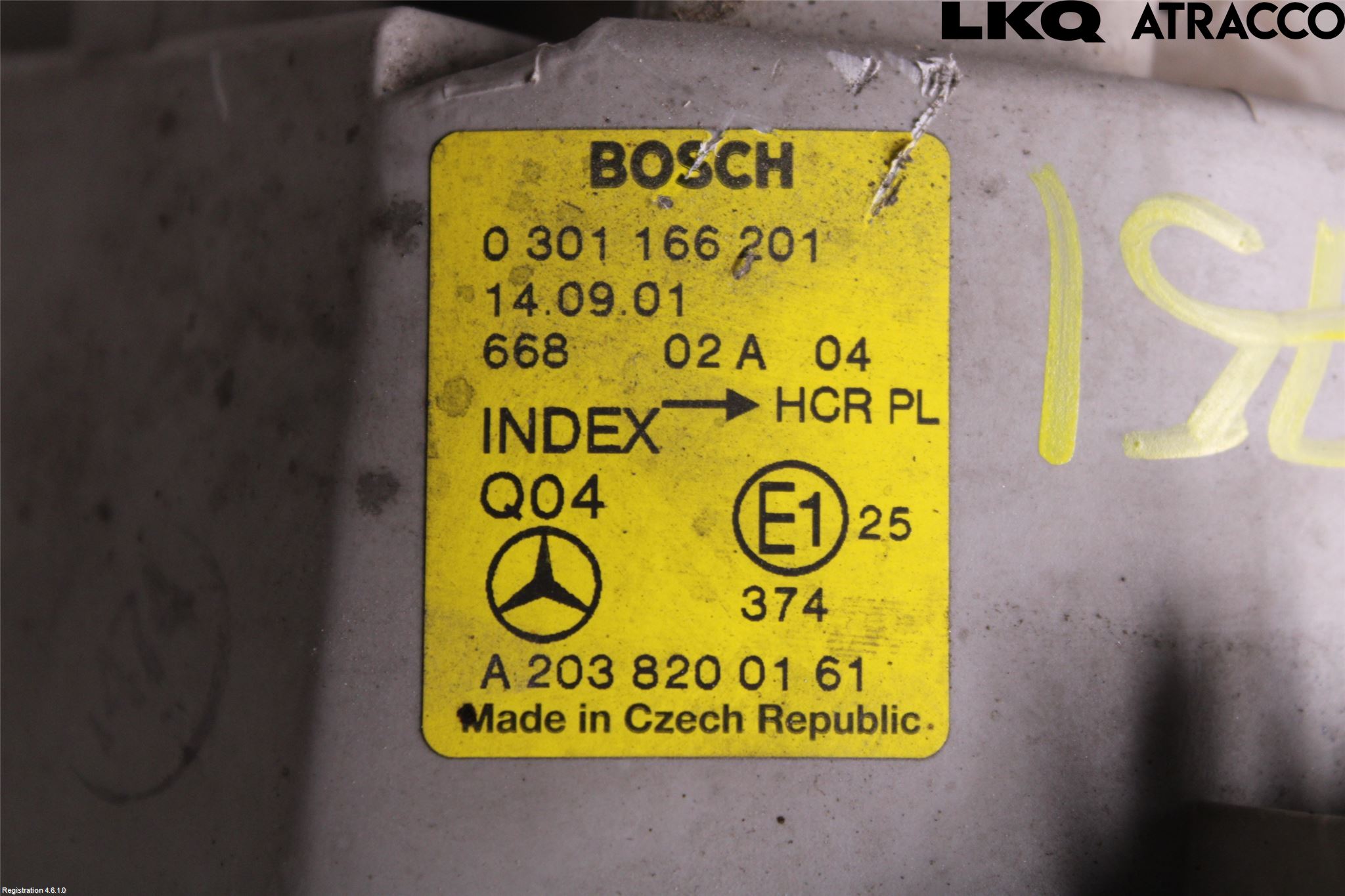 Mercedes-Benz MB C (203) 00-07 Strålkastare Vänster