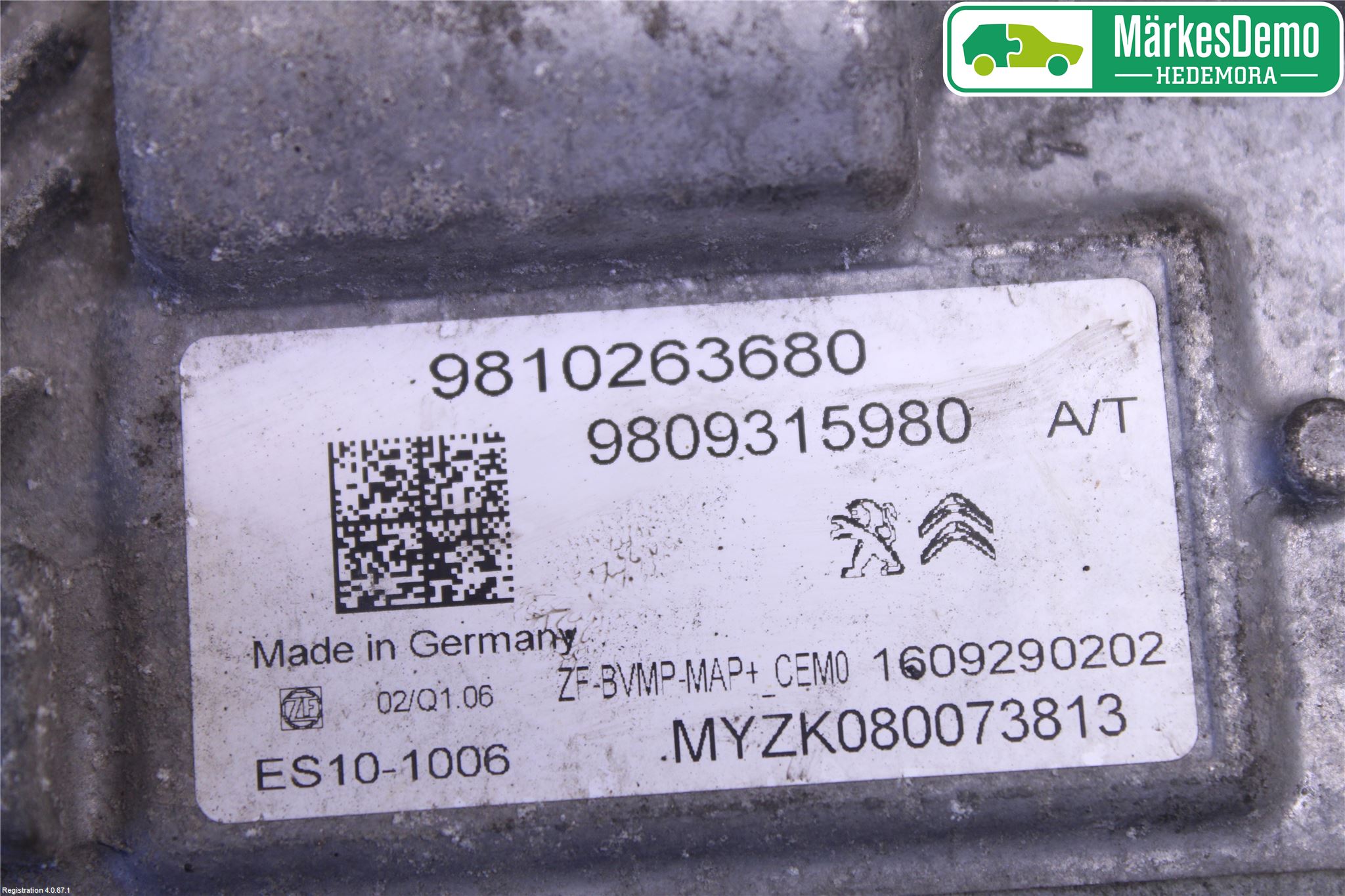 Peugeot 2008 13-20 Styrenhet Växellåda