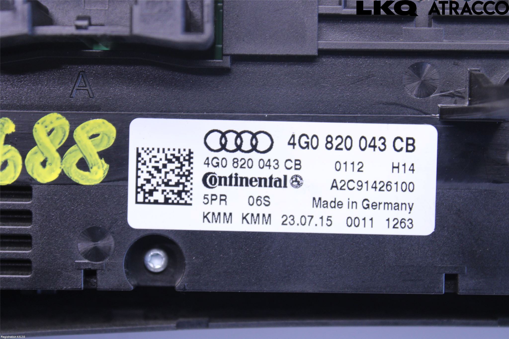 Audi A7/S7 4G 11-17 Ac Styrenhet Ac Manöveren