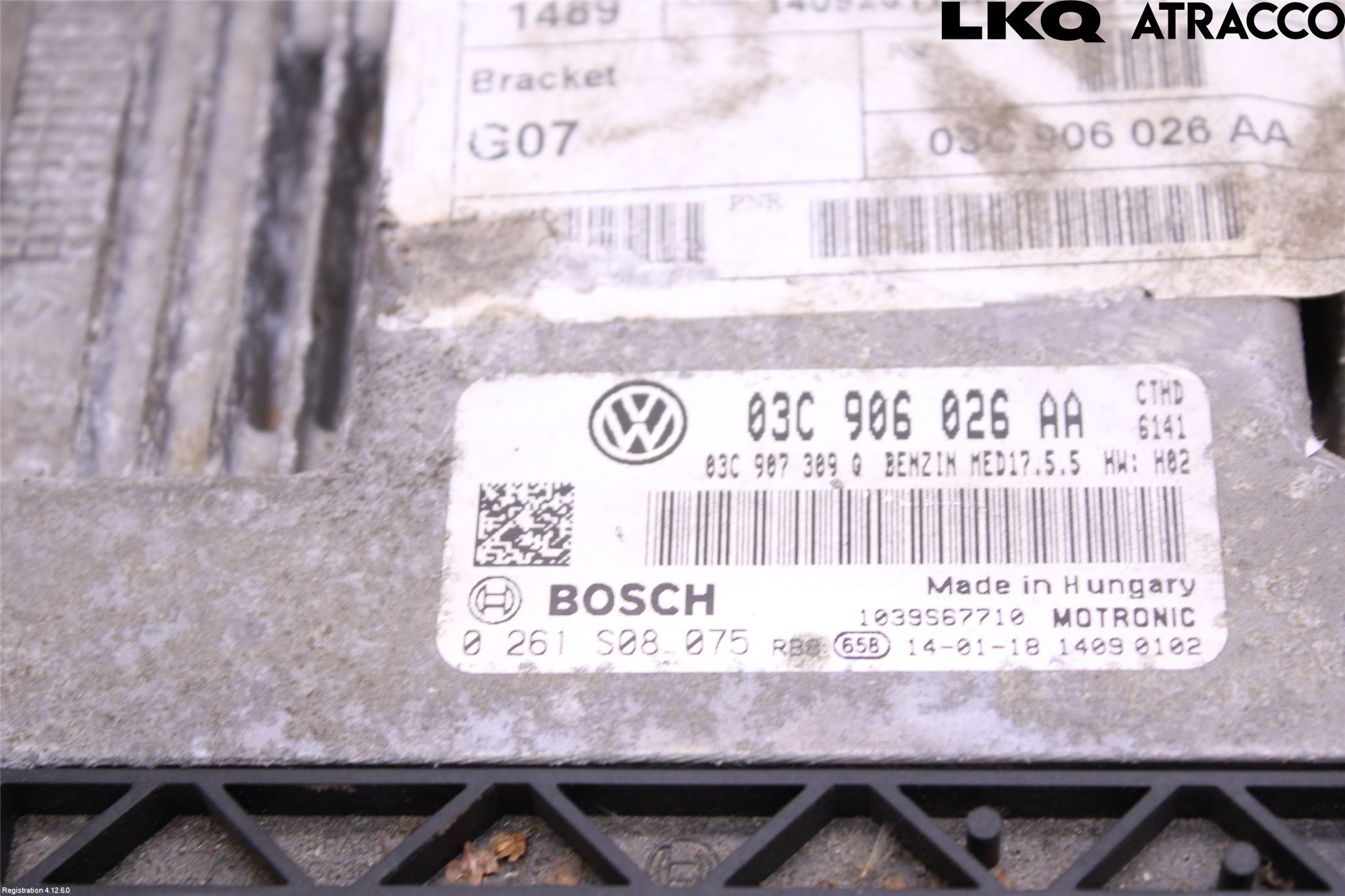 Volkswagen VW SCIROCCO 09-17 Styrenhet Insprut Bensin