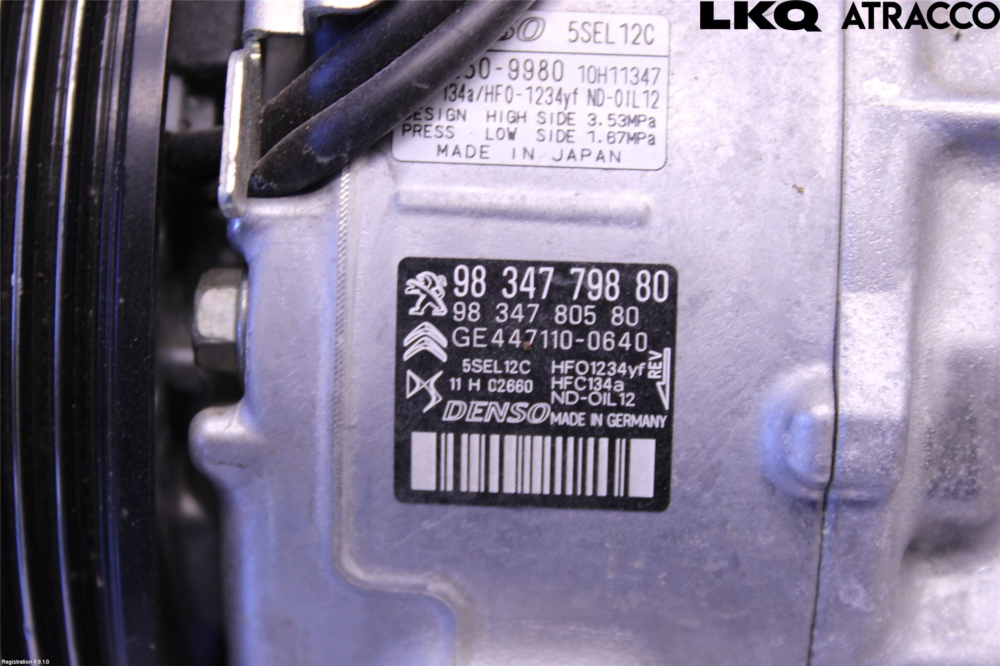 Peugeot 2008/E-2008 20- Ac Kompressor