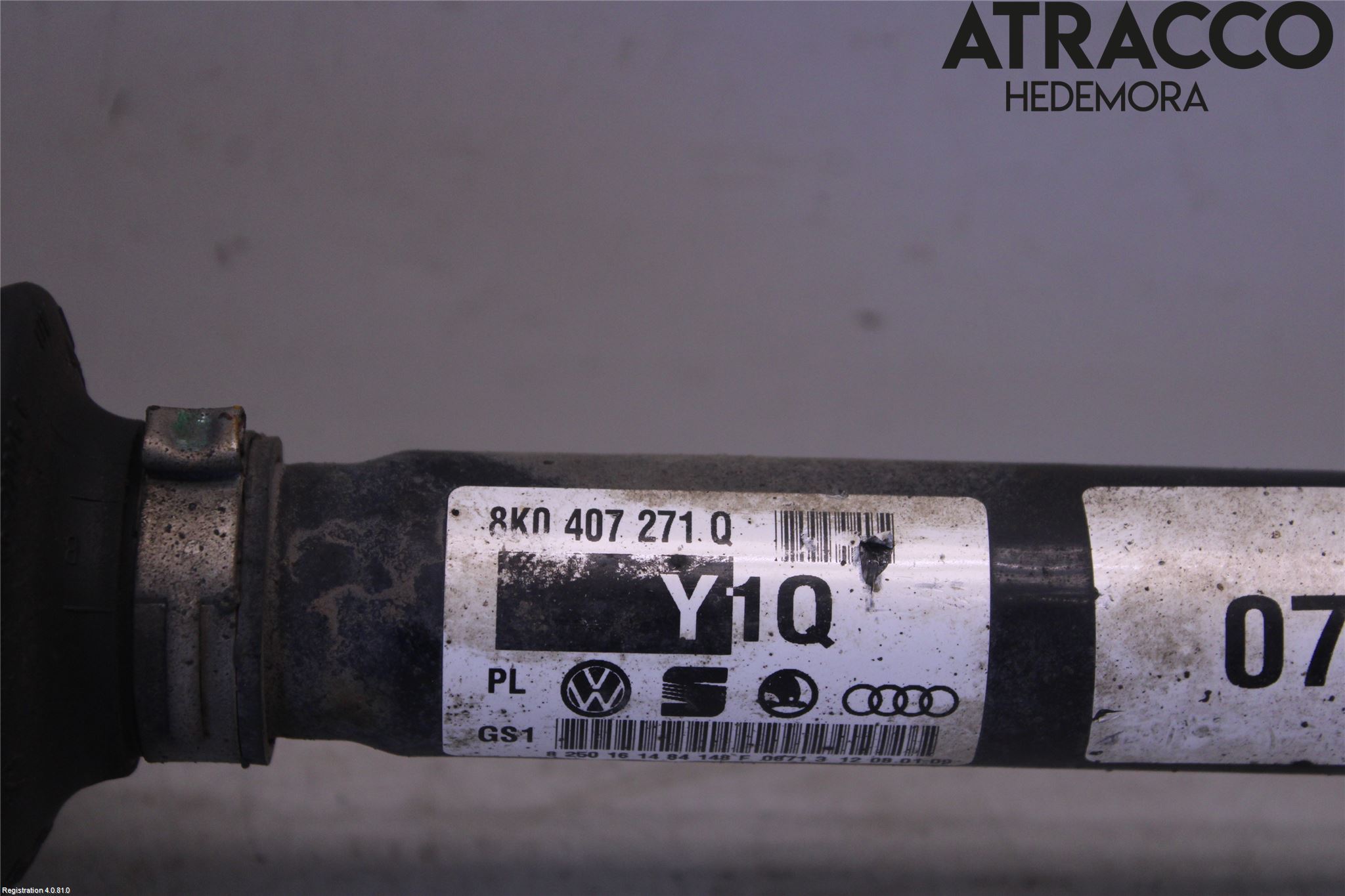 Audi A5 07-16 Drivaxel Fram Vänster