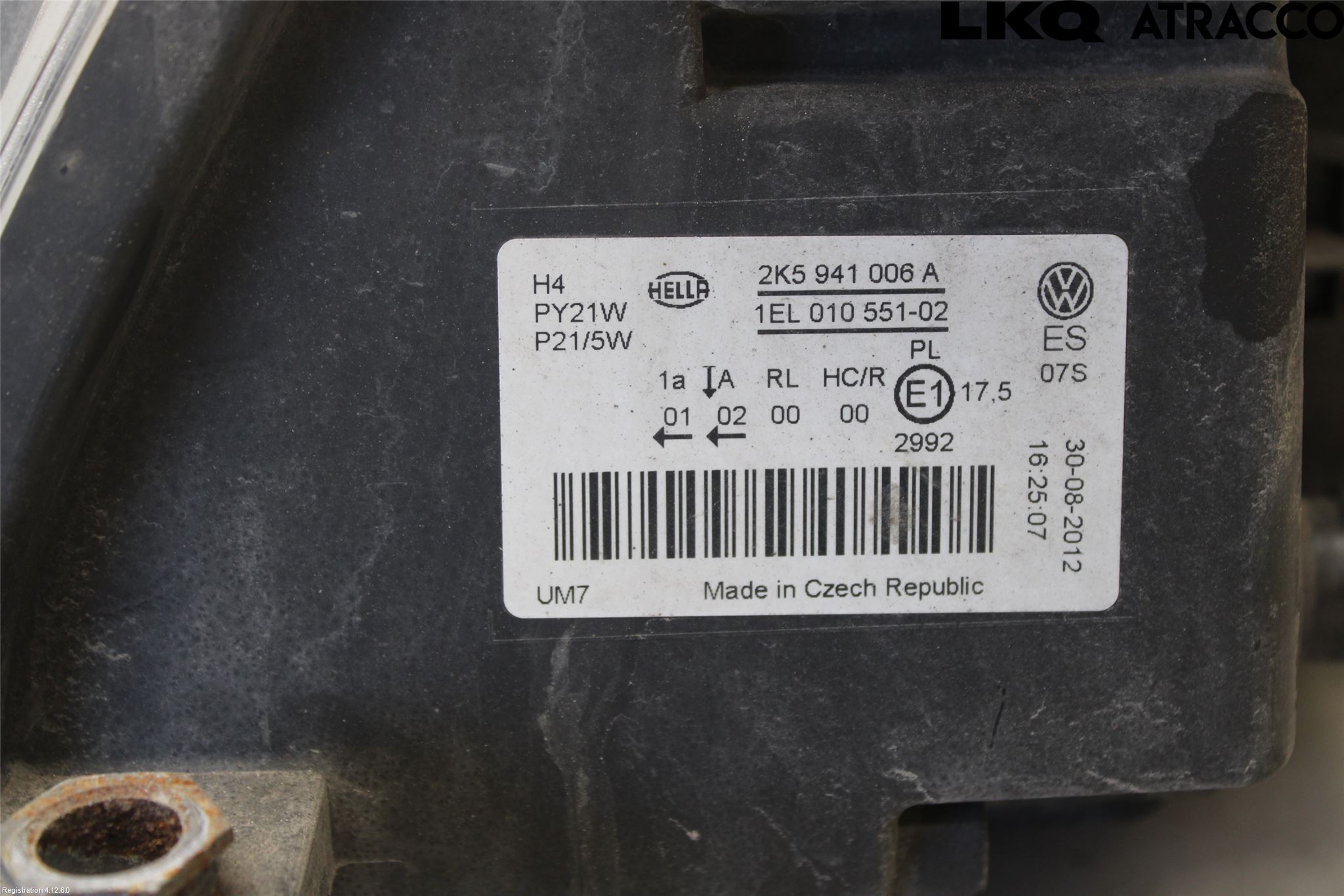 Volkswagen VW CADDY 11-15 Strålkastare Höger