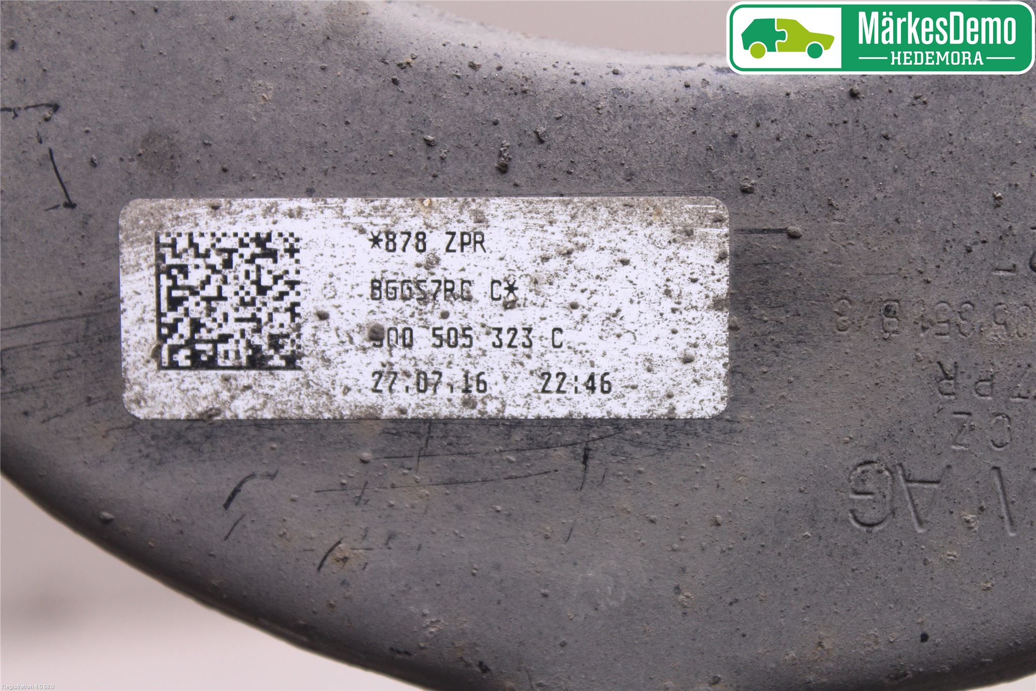 Volkswagen VW GOLF / E-GOLF VII 13-20 Bärarm Bak Övre Höger