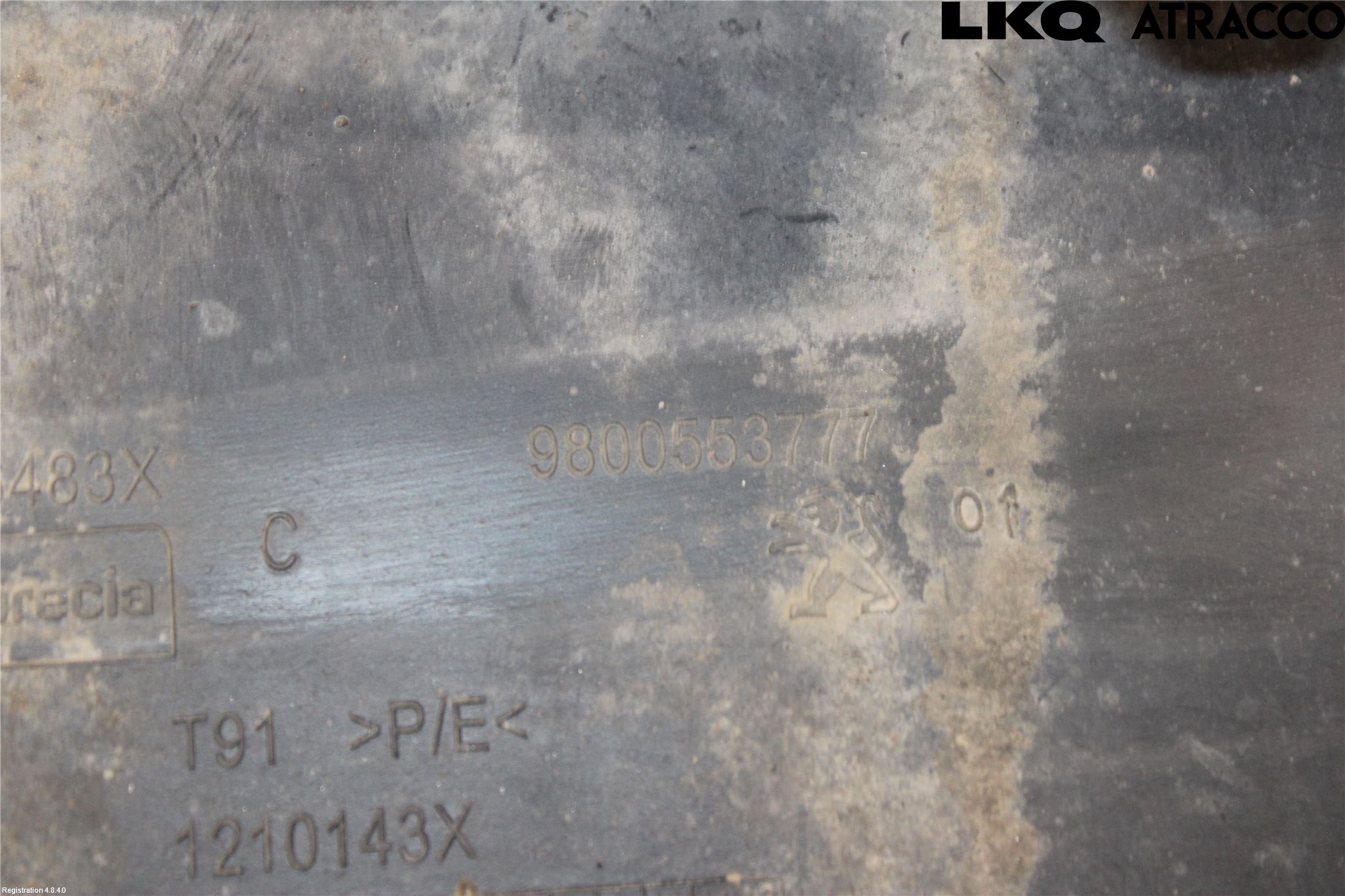 Peugeot 308 14-21 Stötfångardel Bak Mitt