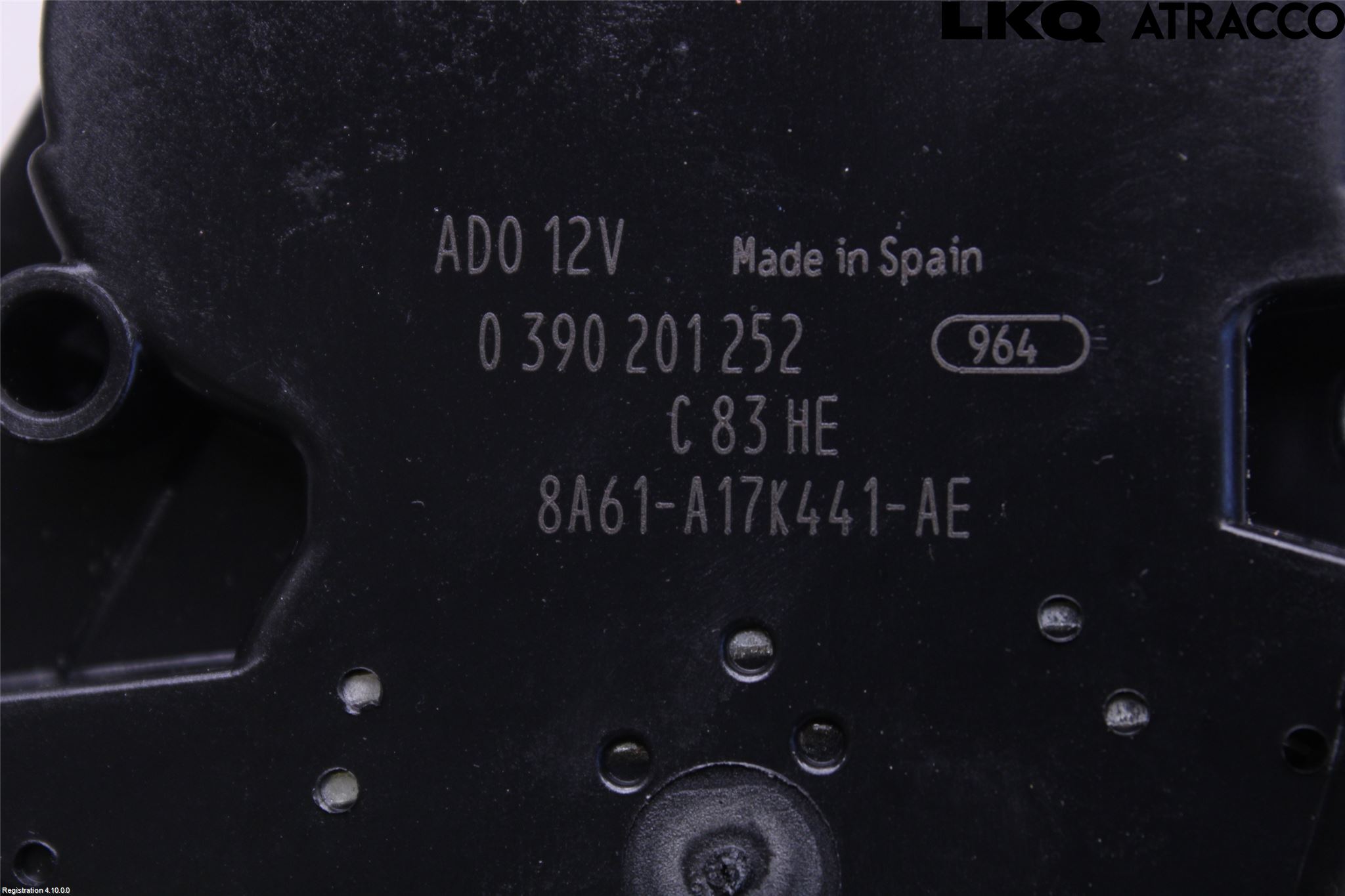 Ford FIESTA 13-17 Torkarmotor Baklucka