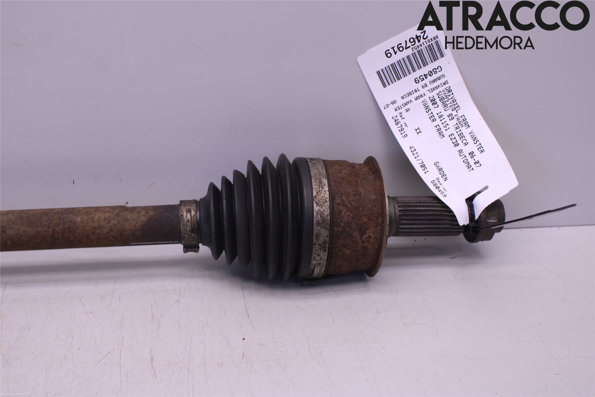 Subaru B9 TRIBECA  06-07 Drivaxel Fram Vänster