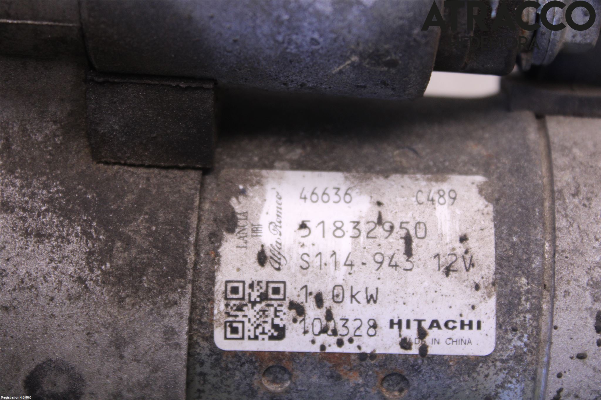 Fiat 500 07- Startmotor