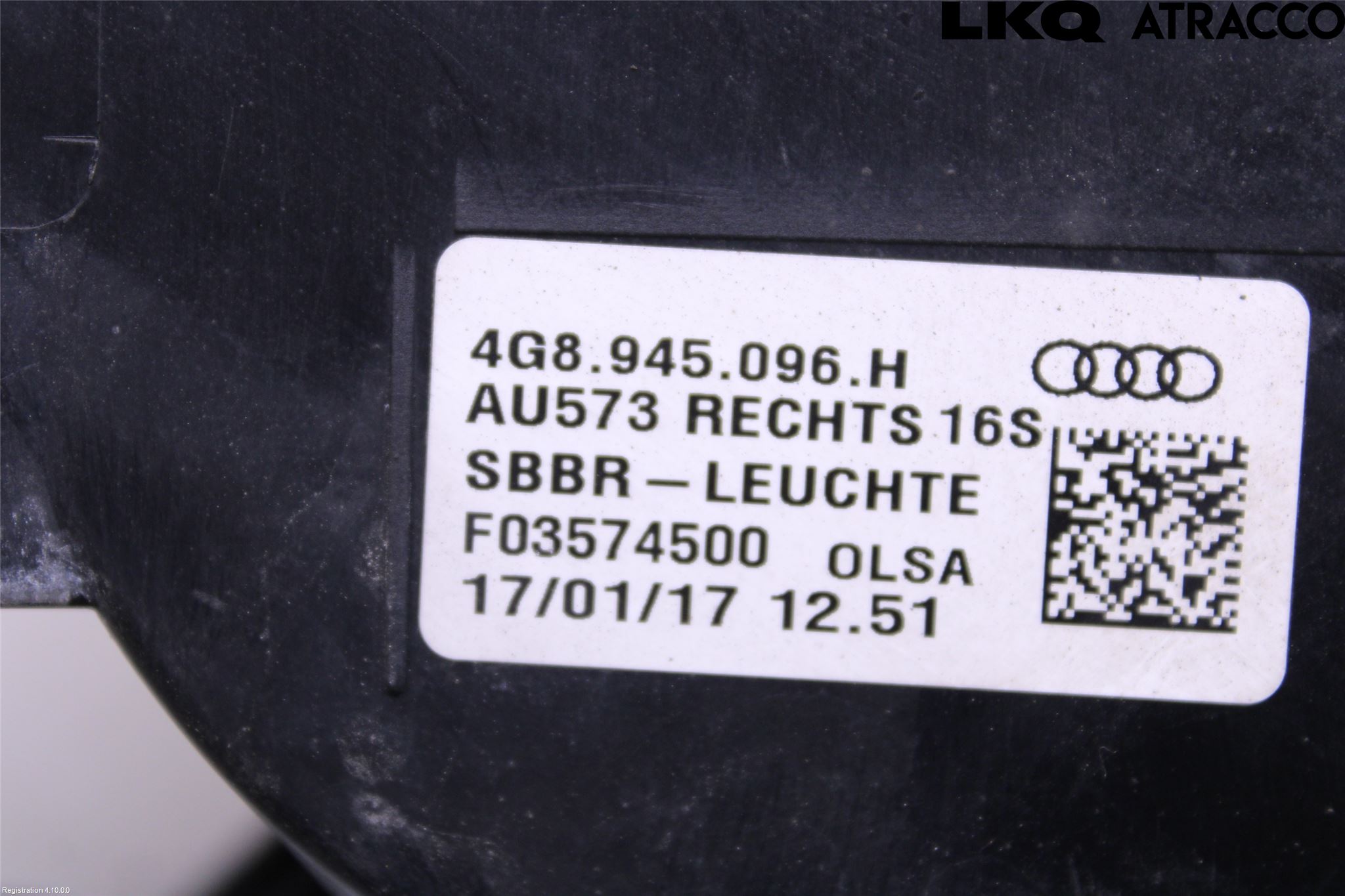 Audi A7/S7 4G 11-17 Bakljus Höger