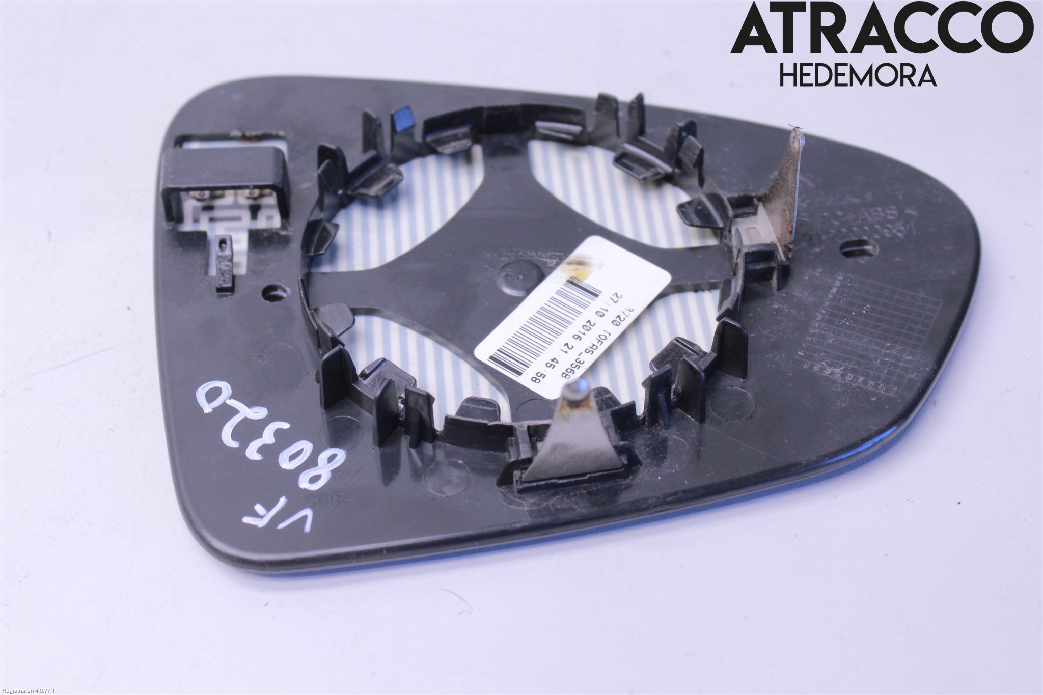 Fiat TIPO/CROSS 16- Spegelglas Vä