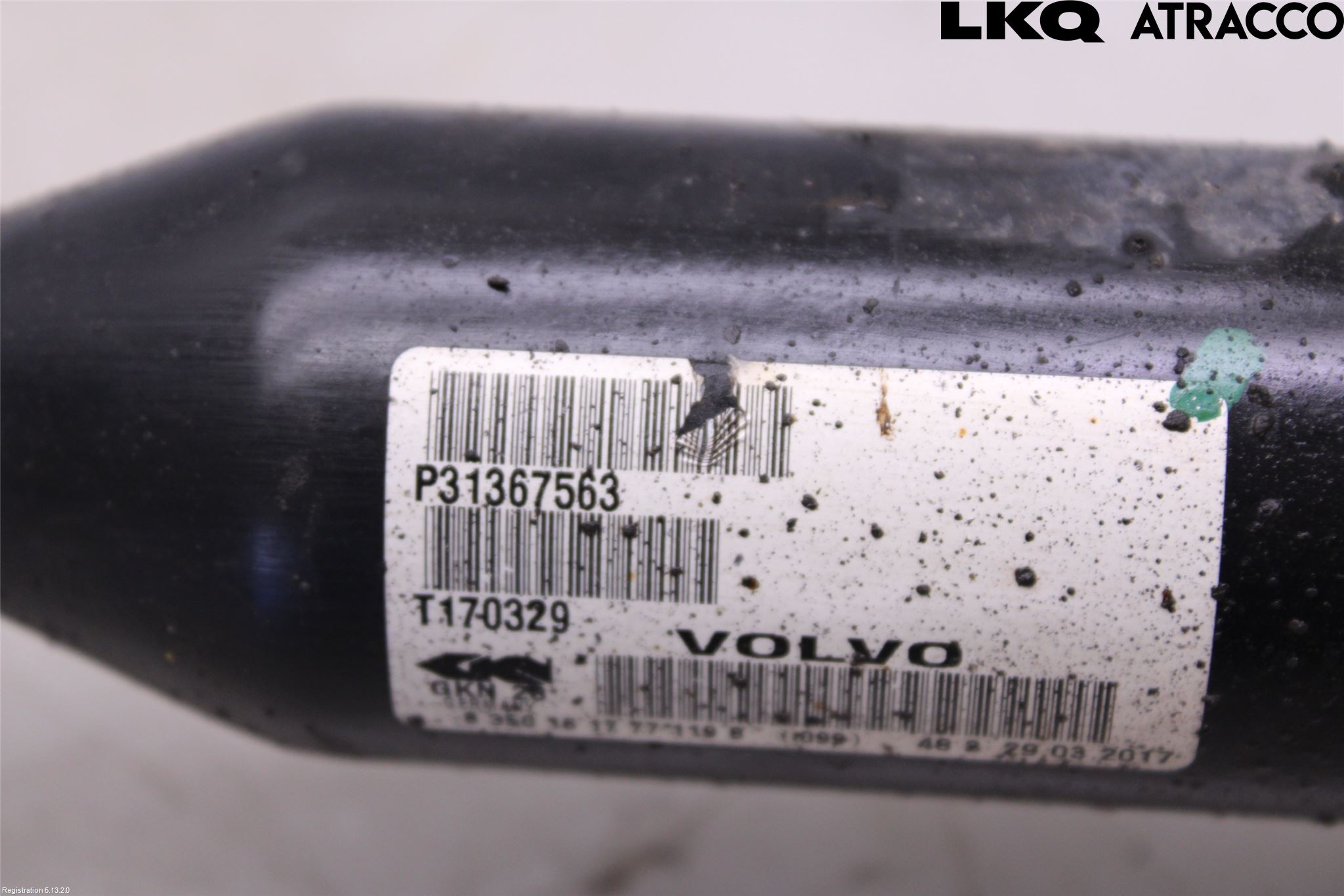 Volvo XC60 14-17 Drivaxel Fram Höger