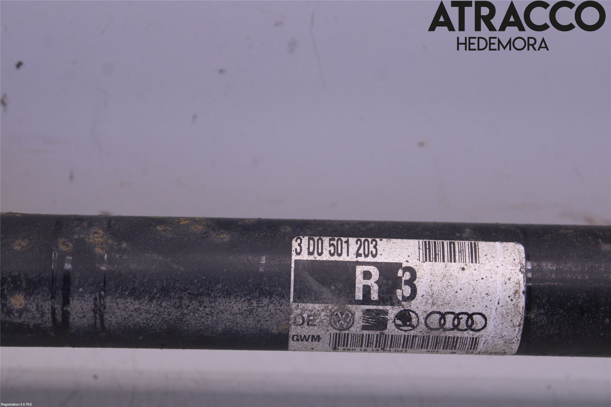 Volkswagen VW PHAETON Drivaxel Bak Höger
