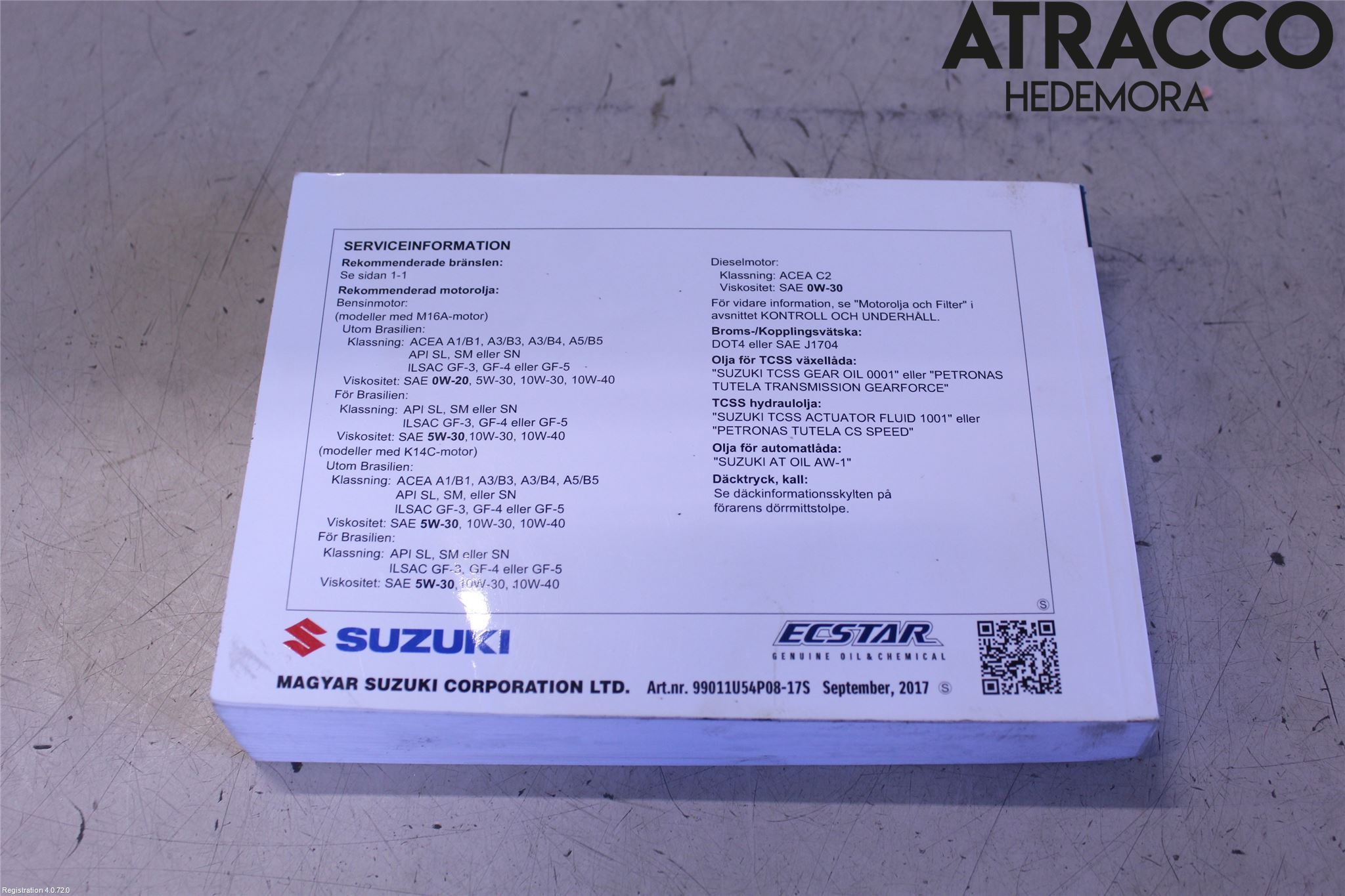 Suzuki VITARA 15- Instruktionsbok