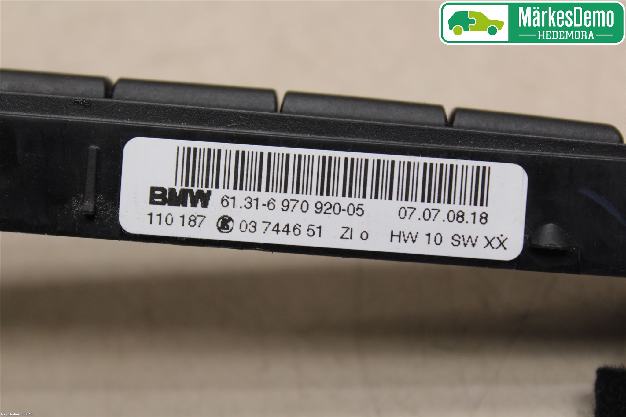 BMW 3 E90/91 SED/TOU 05-12 Strömställare Stolvärme