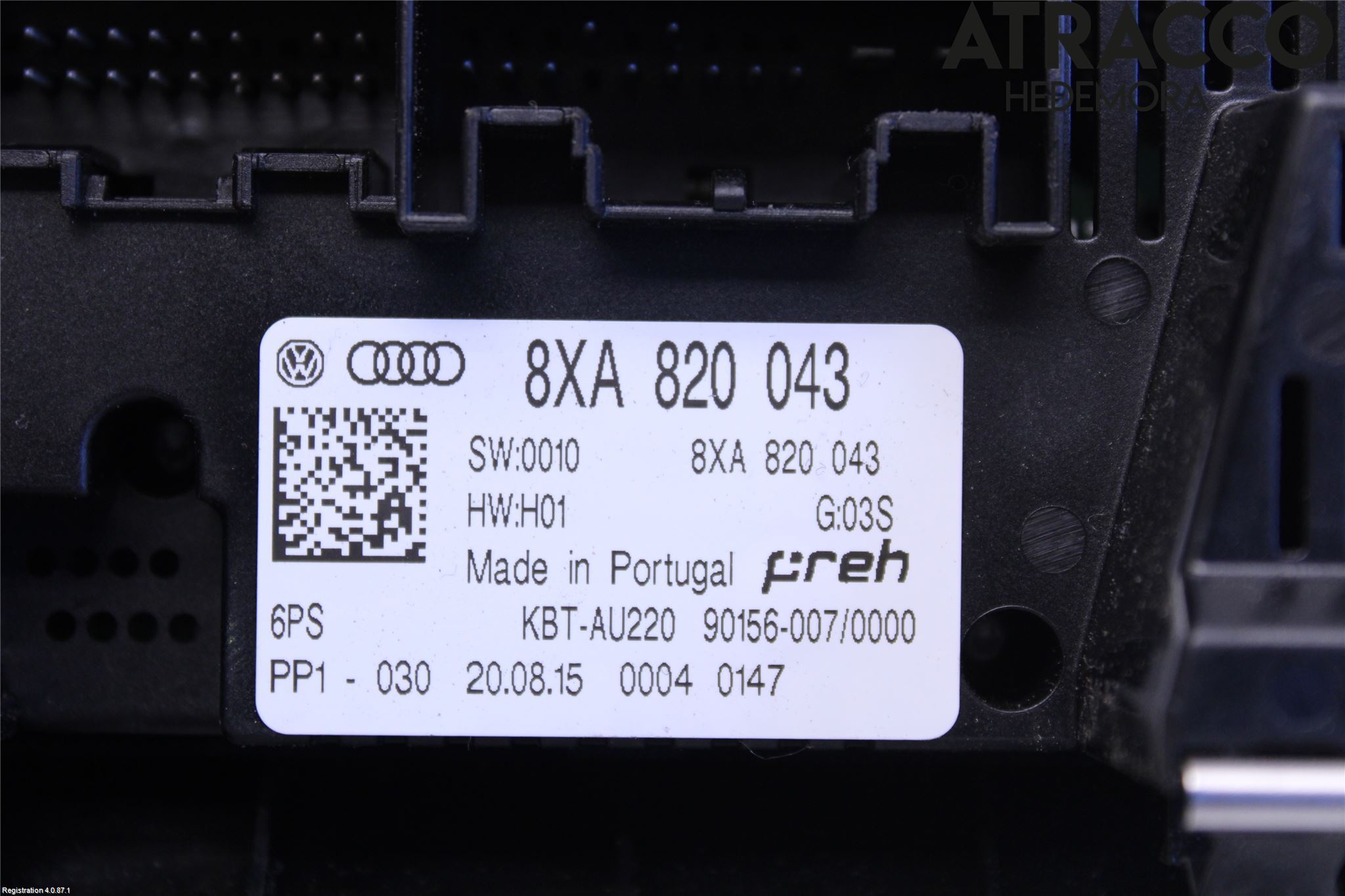 Audi A1/S1 11-18 Ac Styrenhet Ac Manöveren