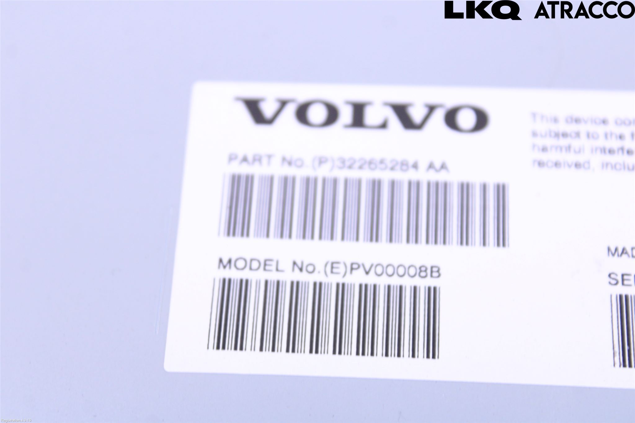 Volvo XC60 18- Radio-Stereo Förstärkare