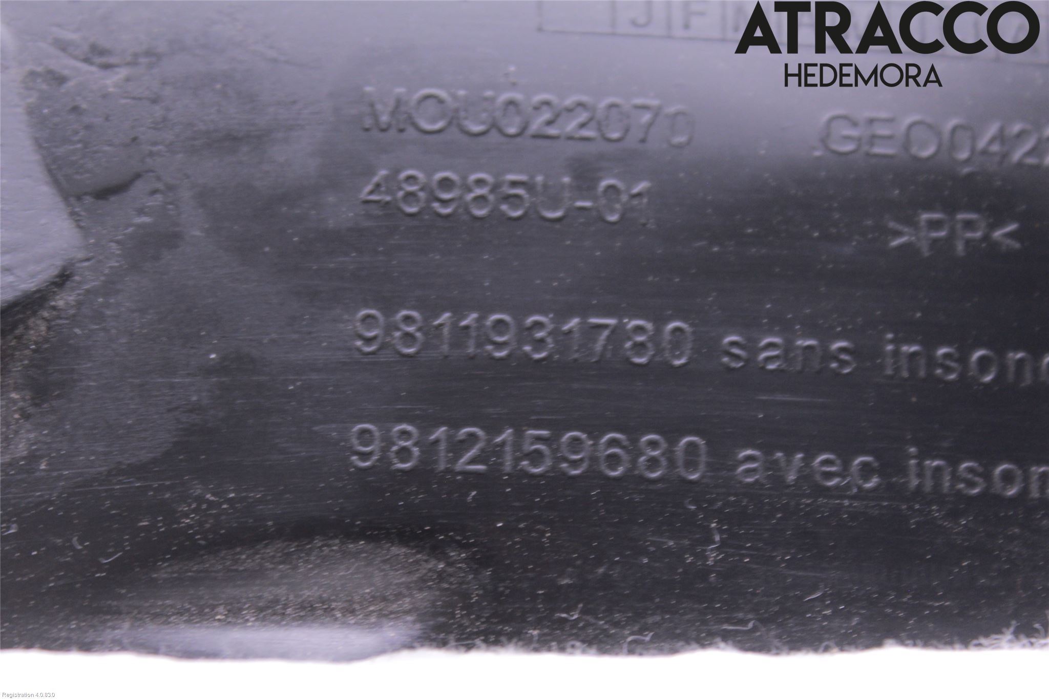 Citroen COTROEN C3 17-24 Skärm Inner