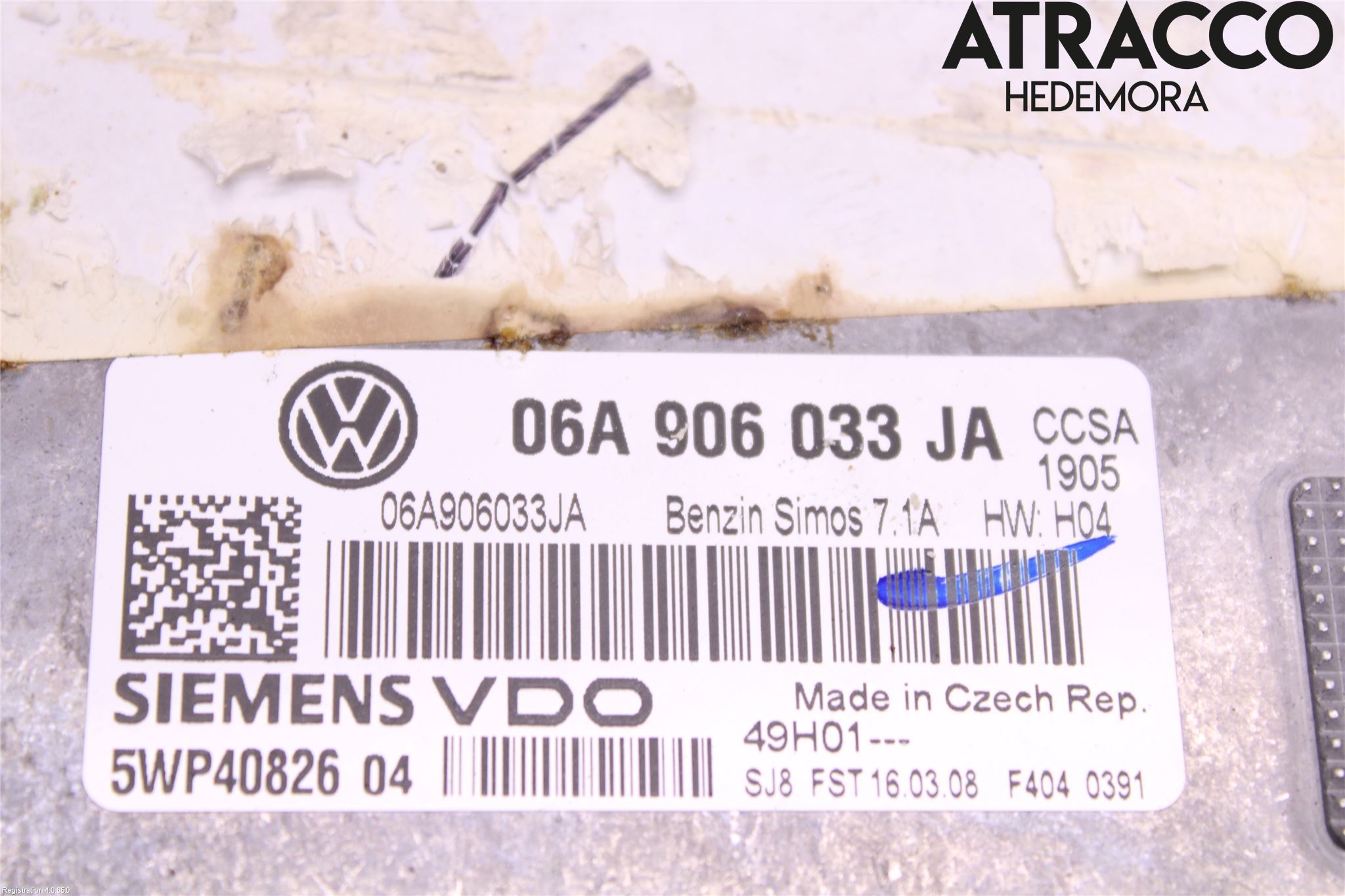 Volkswagen VW GOLF V 04-09 Styrenhet Insprut Bensin