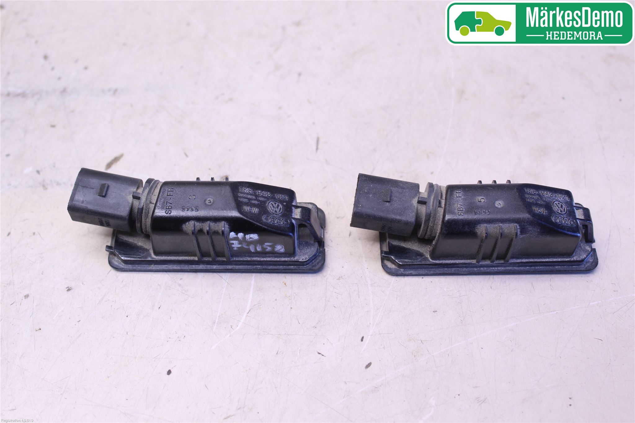 Volkswagen VW GOLF / E-GOLF VII 13-20 Skylt Belysning