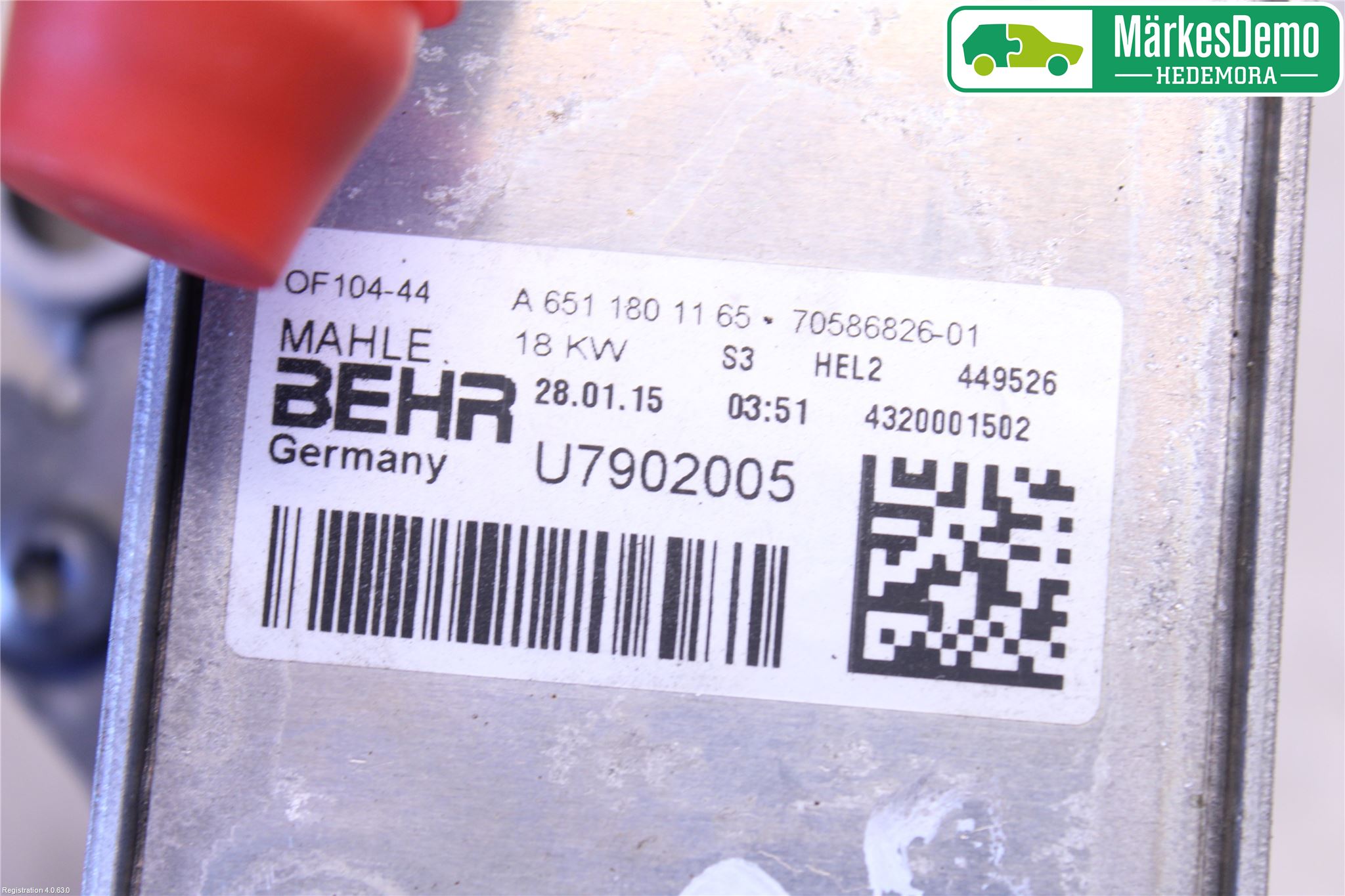 Mercedes-Benz MB C-KLASS (W205) 14-21 Oljekylare Motor