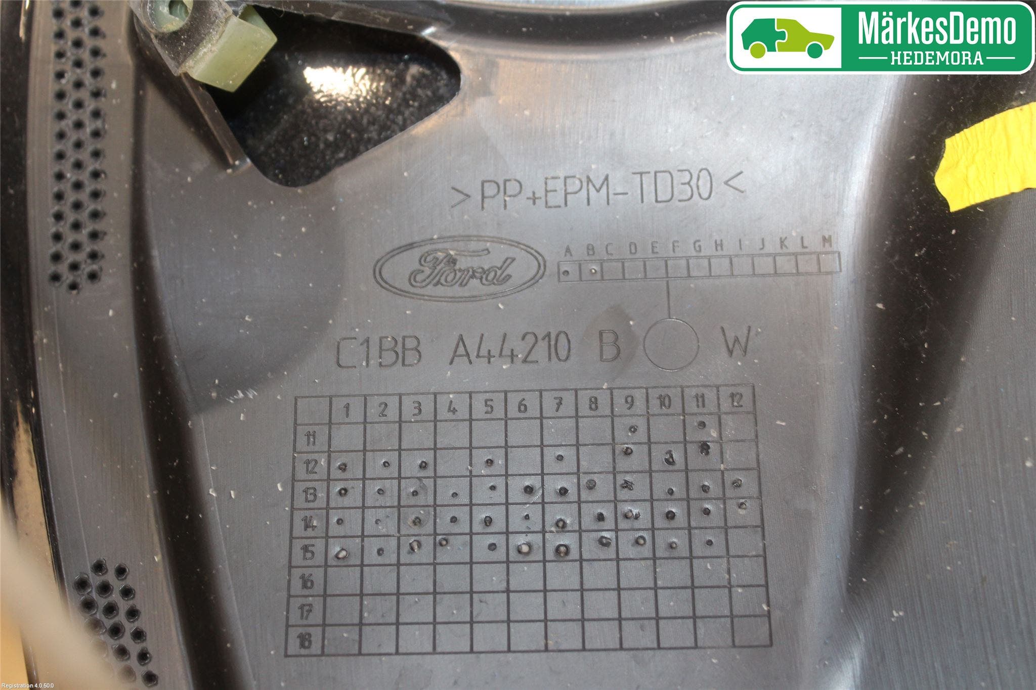 Ford FIESTA 13-17 Spoiler Baklucka