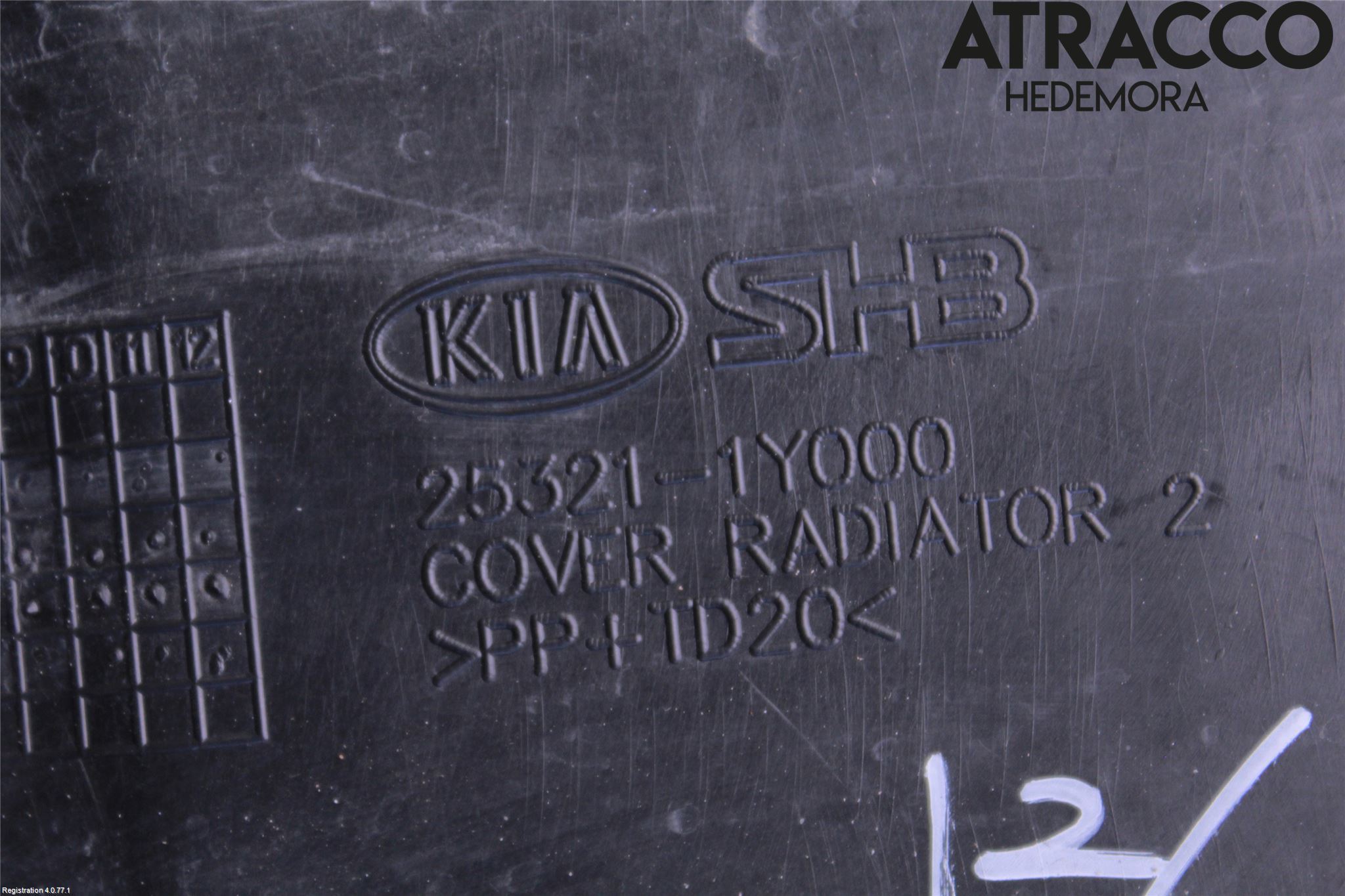 Kia PICANTO 12-17 Kylarfäste-Ram-Balk