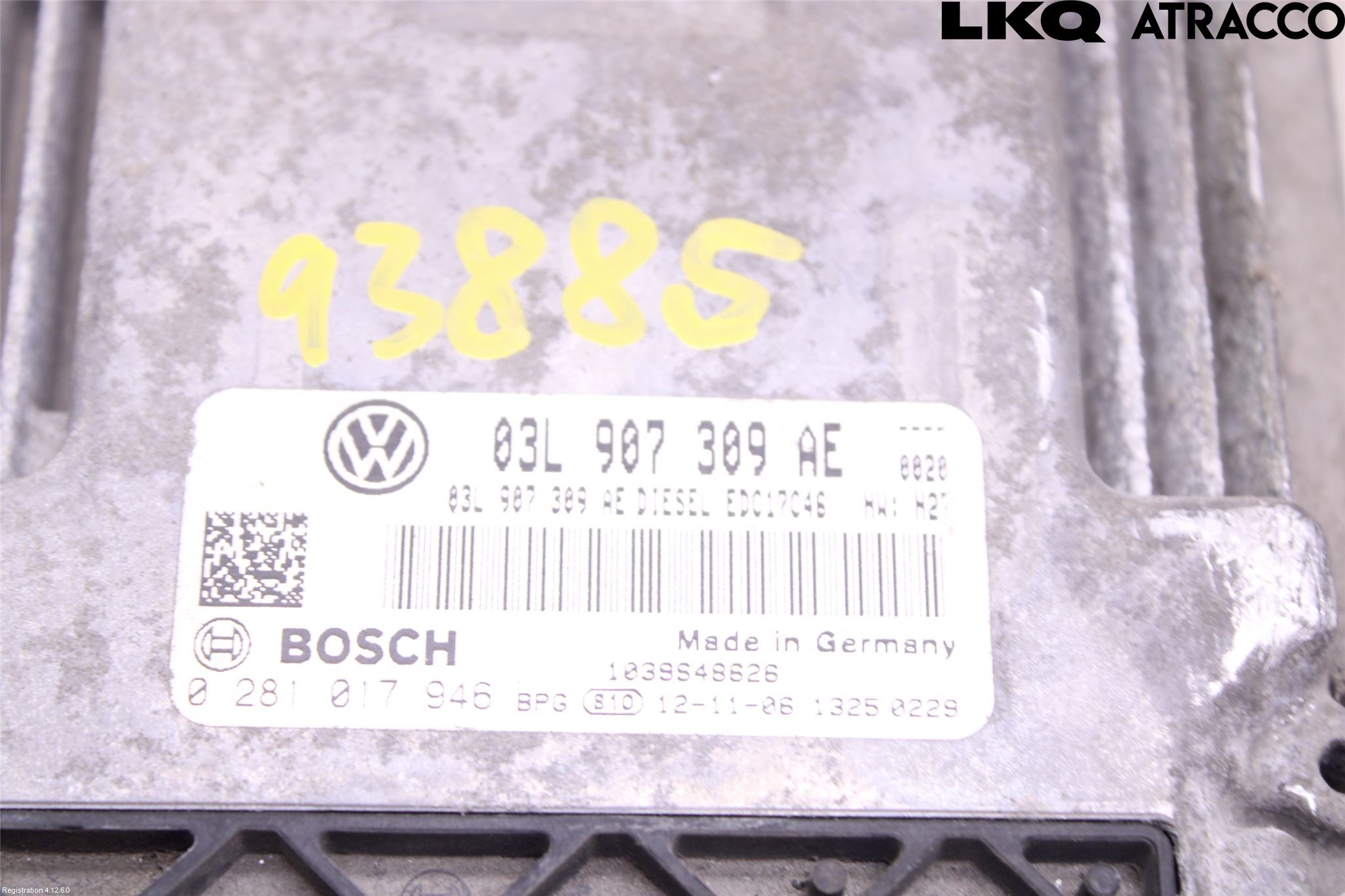 Volkswagen VW PASSAT 11-14 Styrenhet Inspump Diesel