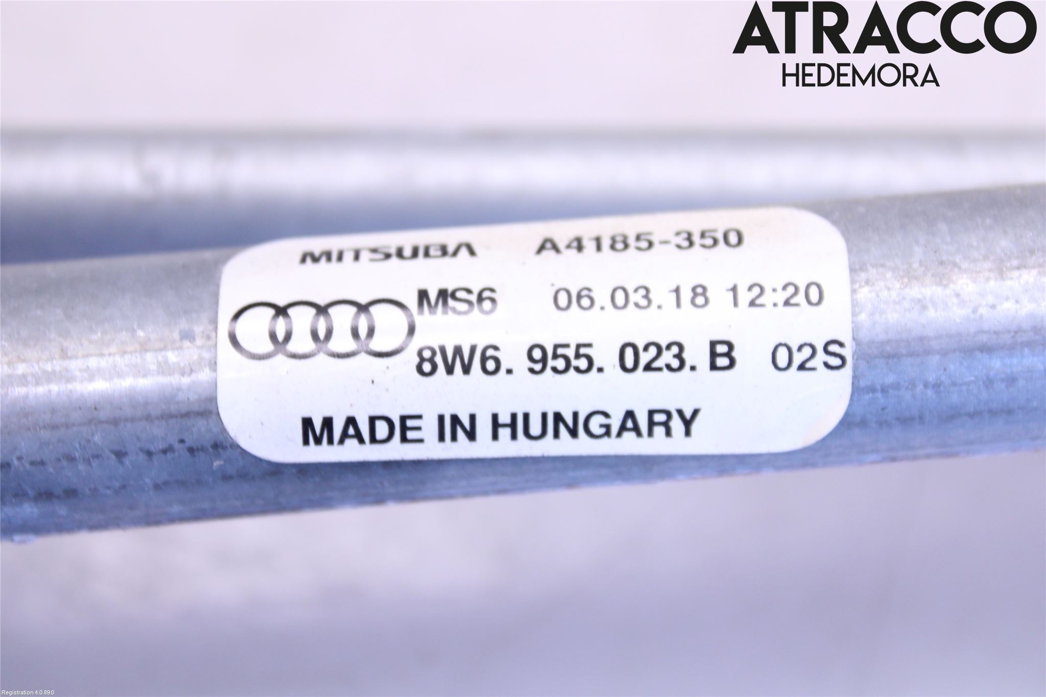 Audi A5 17- Torkarmekanism Vindruta