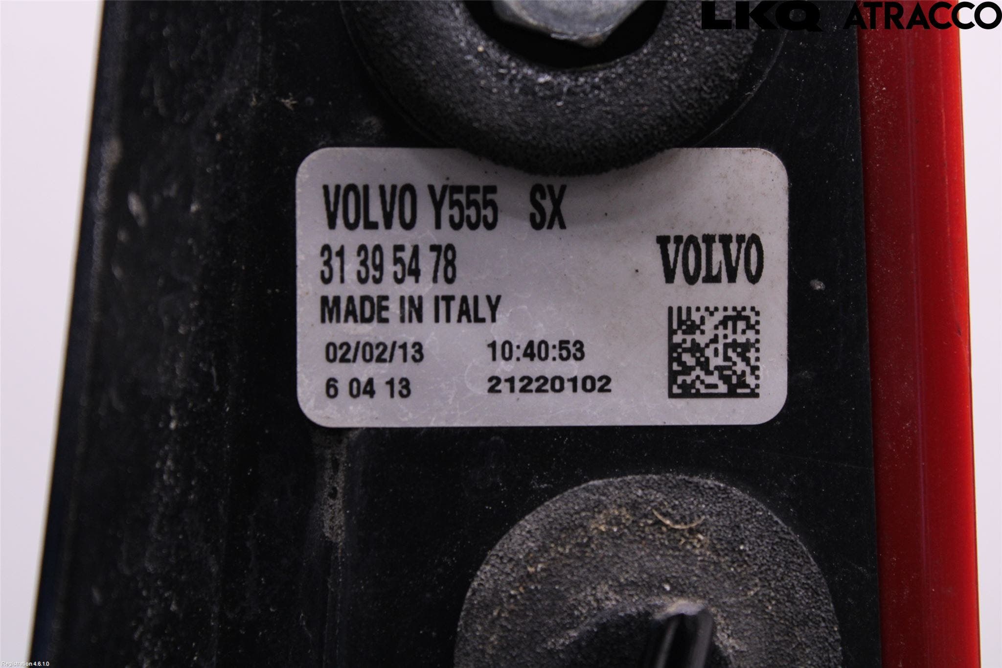 Volvo V40 12-19 Bakljus Vänster