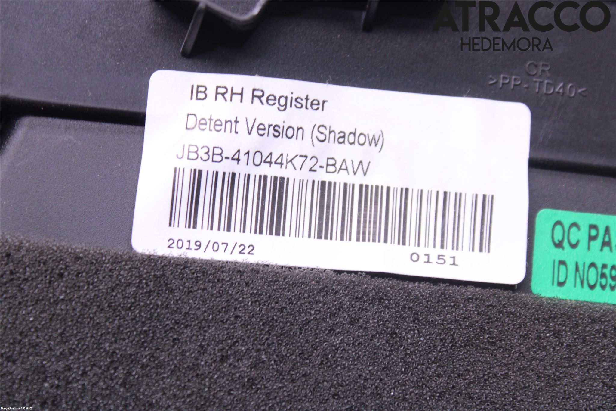 Ford RANGER EU 12-23 Defrosterkanal-Munstycke