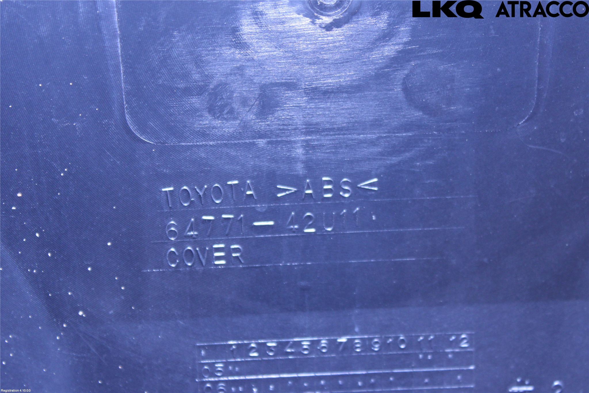 Toyota RAV 4 06-12 Reservhjulsskydd