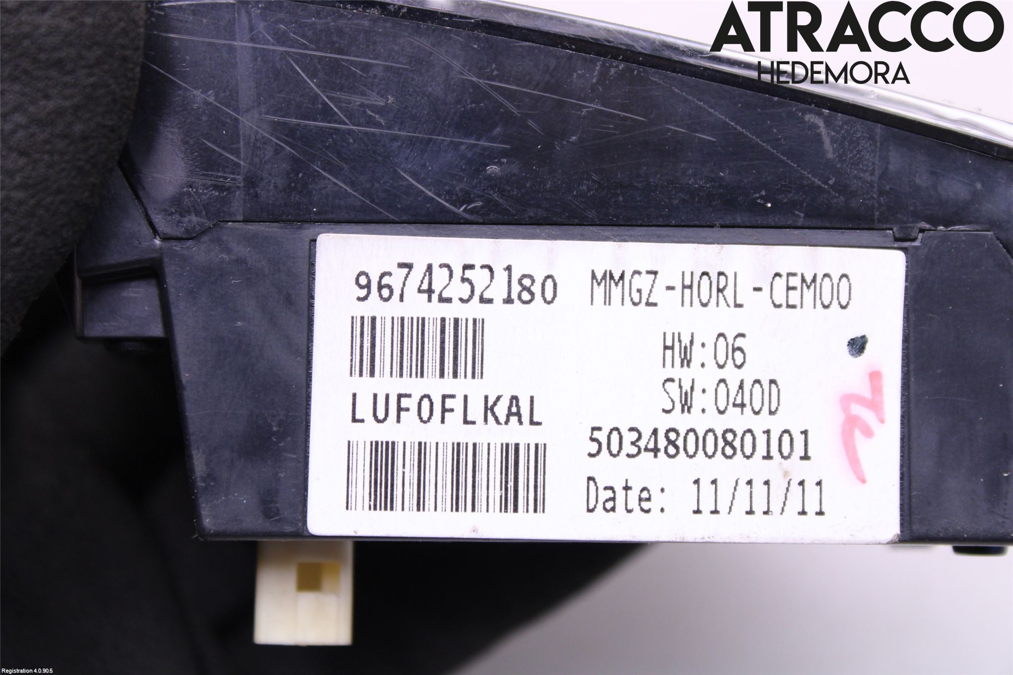 Citroen DS5 Instrument Klocka