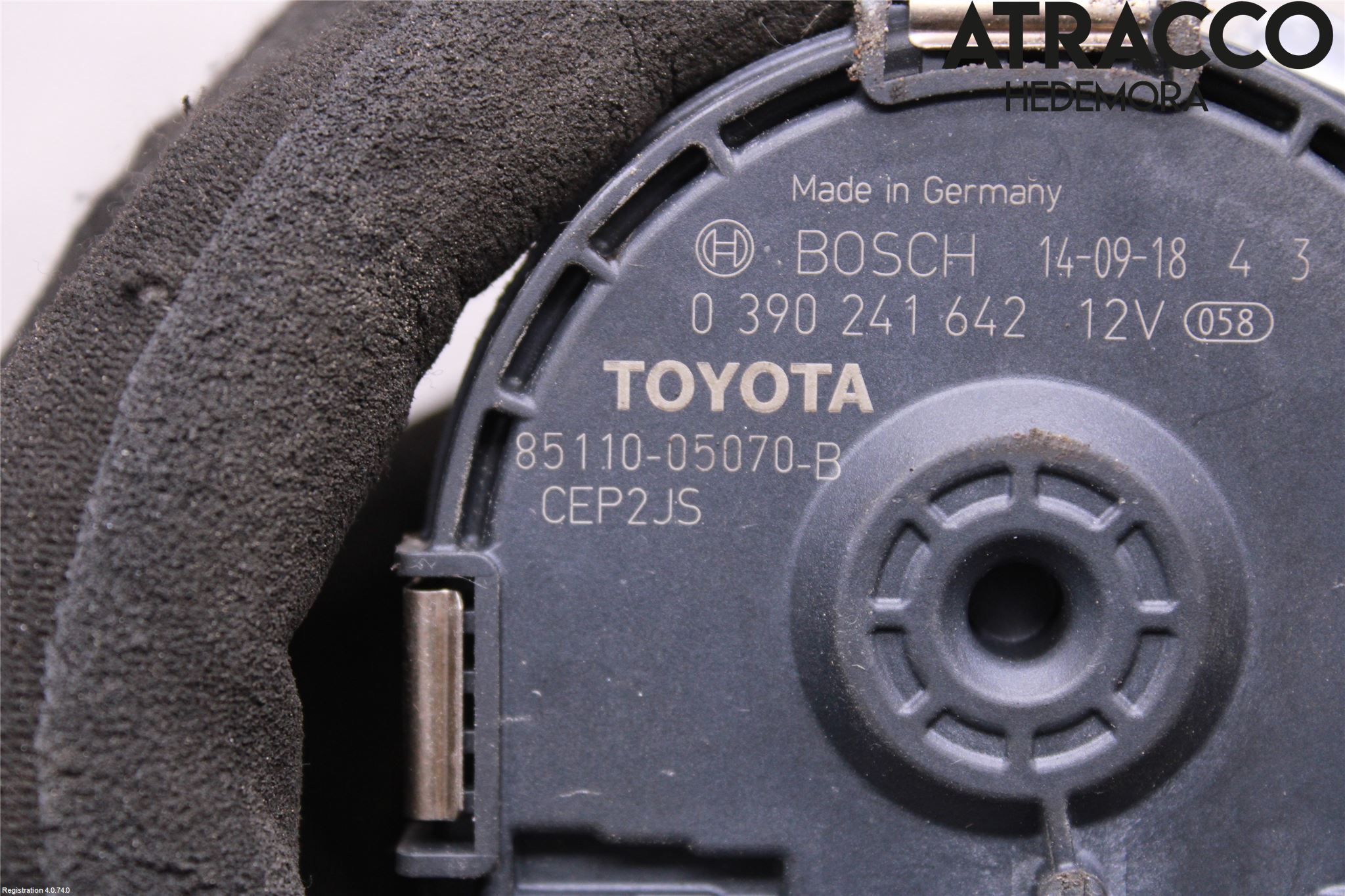 Toyota AVENSIS 09-15 Torkarmotor Vindruta