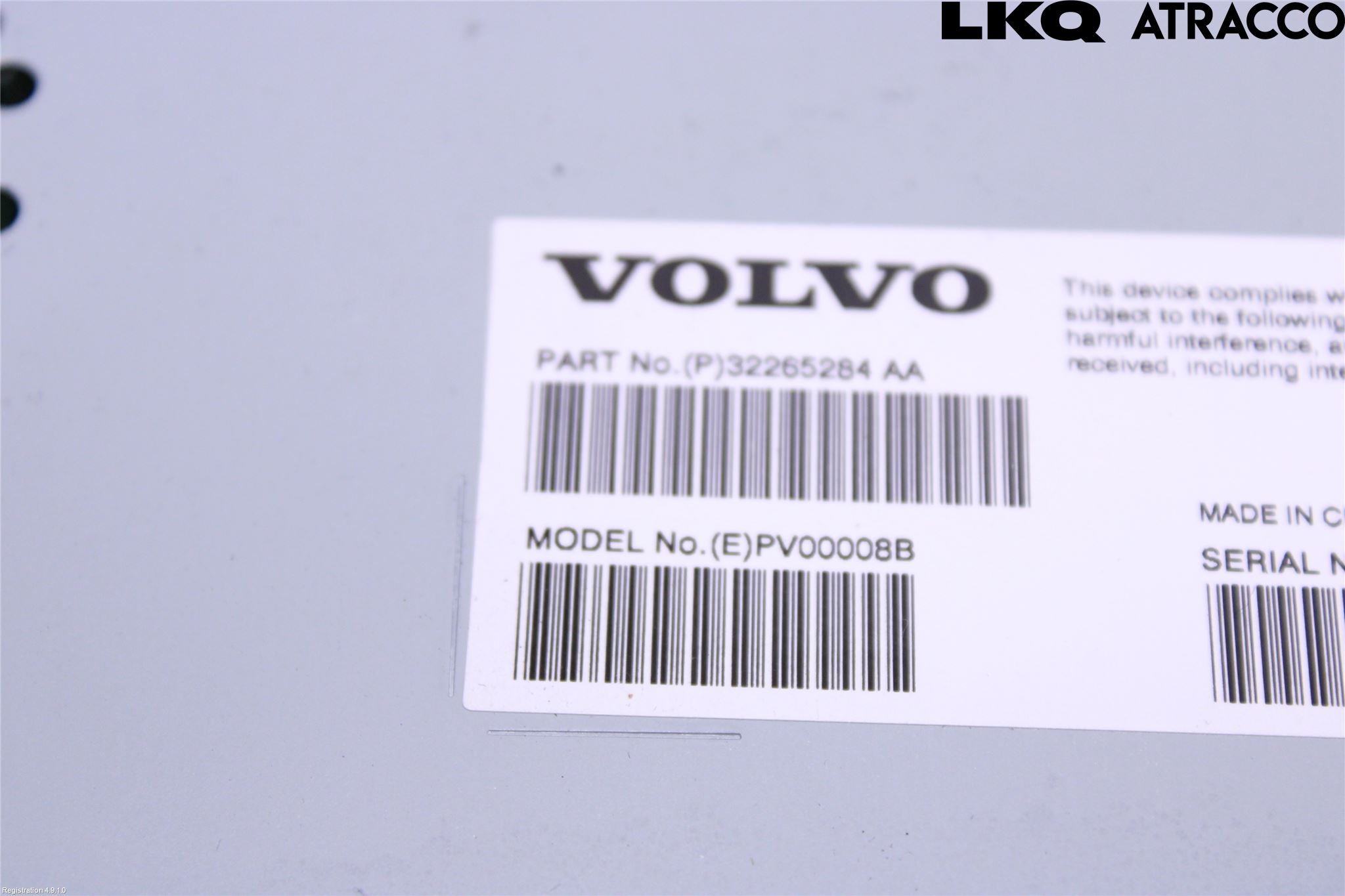 Volvo V60 19- Radio-Stereo Förstärkare