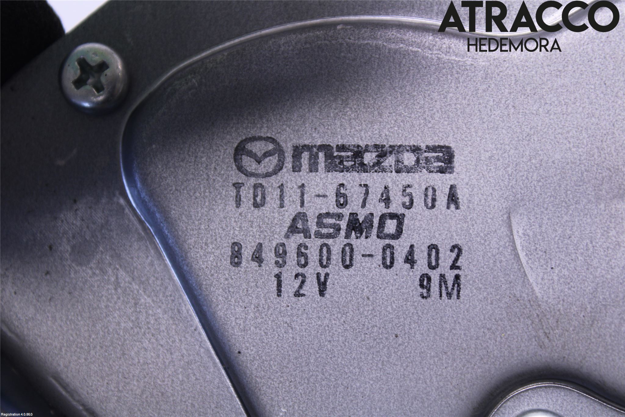 Mazda CX-9 Torkarmotor Baklucka