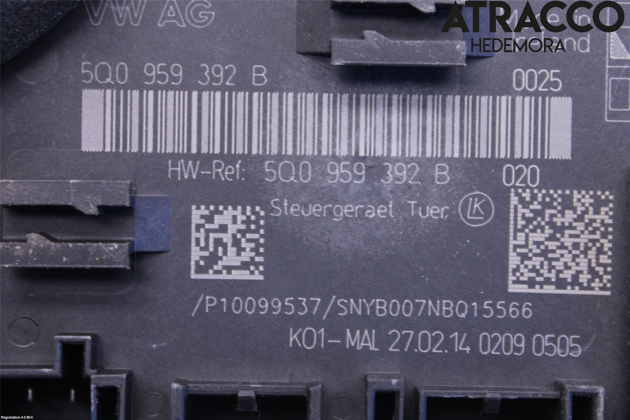 Volkswagen VW GOLF / E-GOLF VII 13-20 Styrenhet Dörr