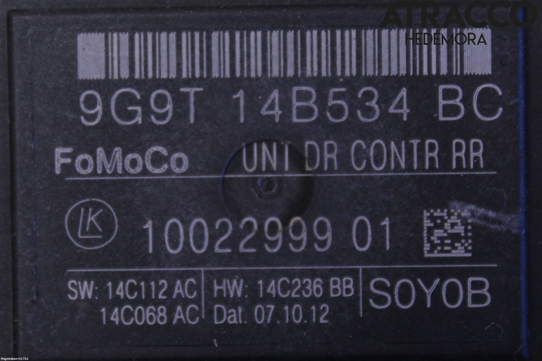 Volvo V70 08-13 Styrenhet Dörr