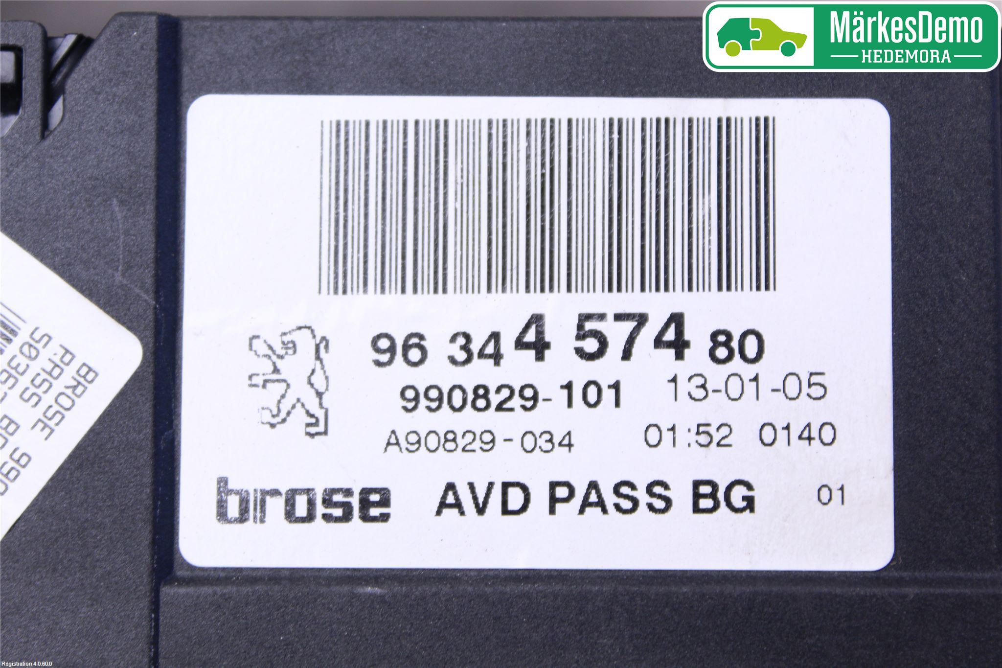 Peugeot 307     01-05 Fönsterhiss El Kompl