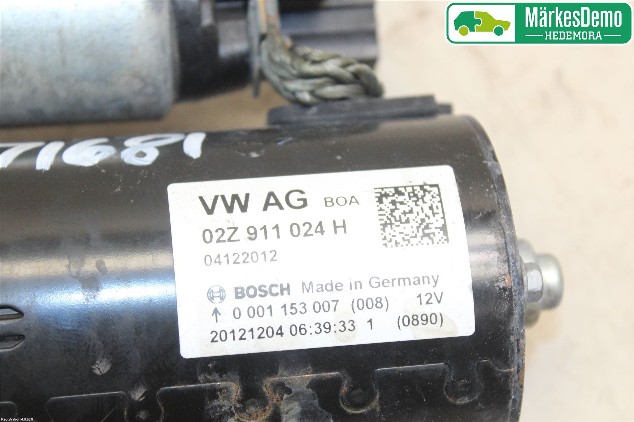 Audi A3/S3 05-13 Startmotor Diesel