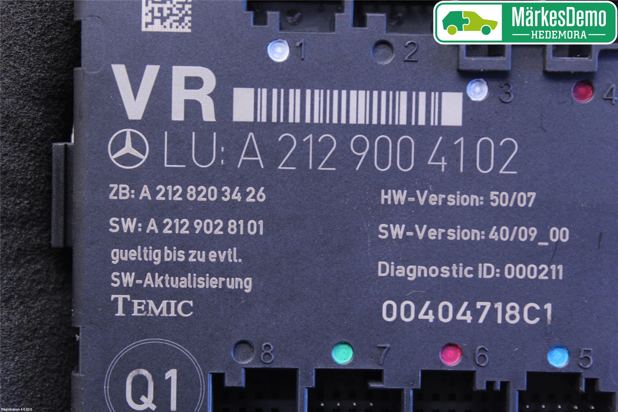 Mercedes-Benz MB C-KLASS (W204) 07-15 Styrenhet Dörr