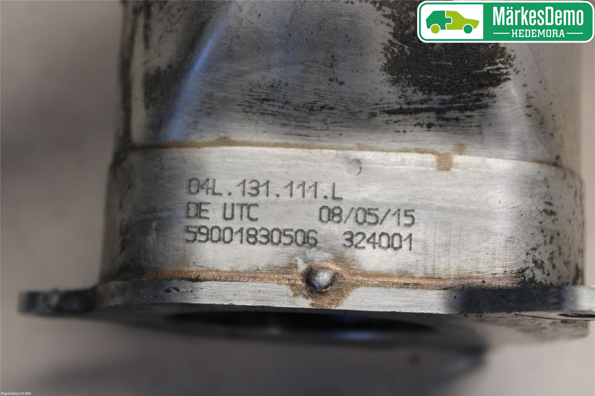 Volkswagen VW PASSAT 15-19 Laddluft-Intercoolerrör
