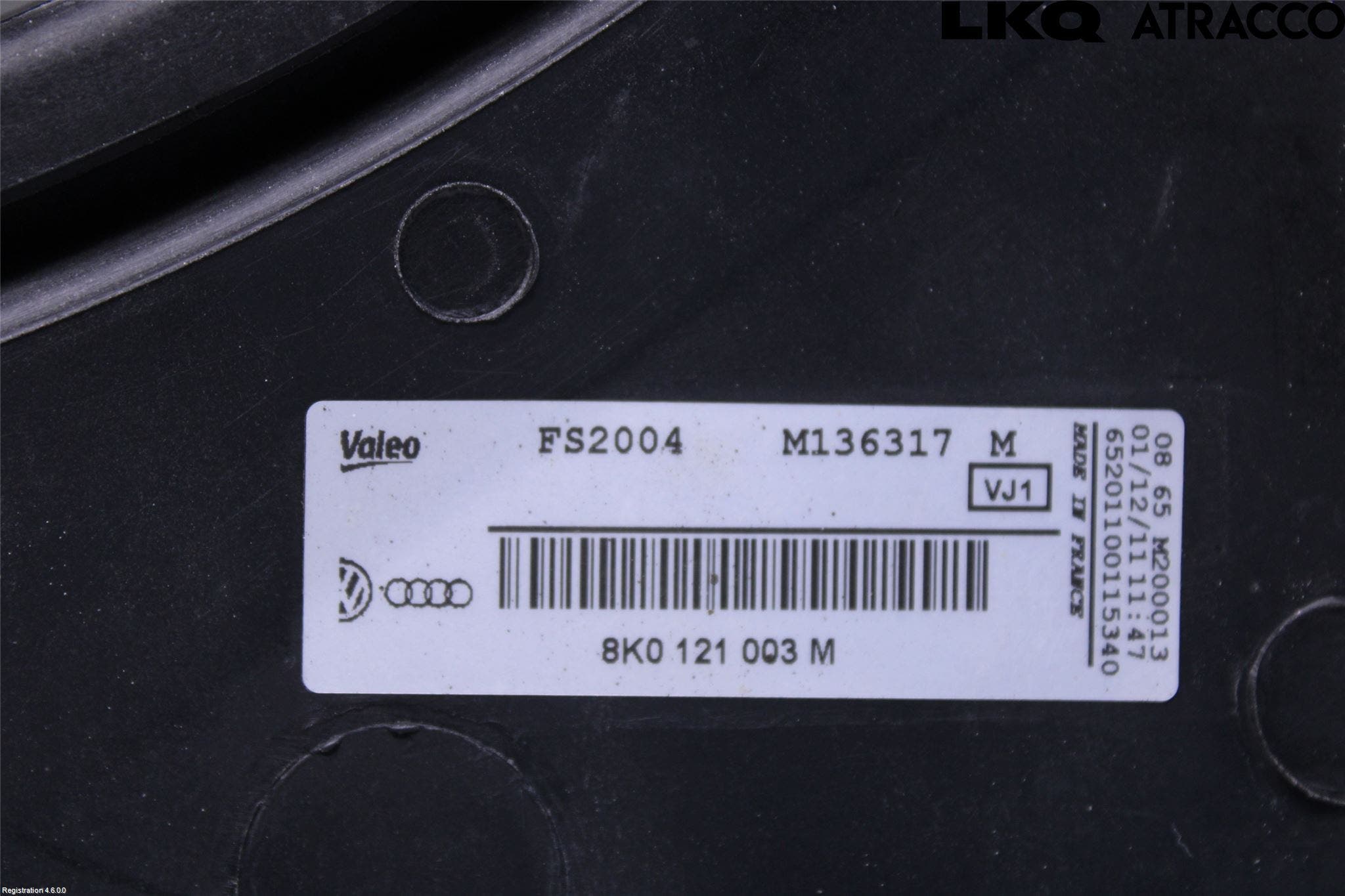 Audi A4/S4 08-11 Kylfläkt El