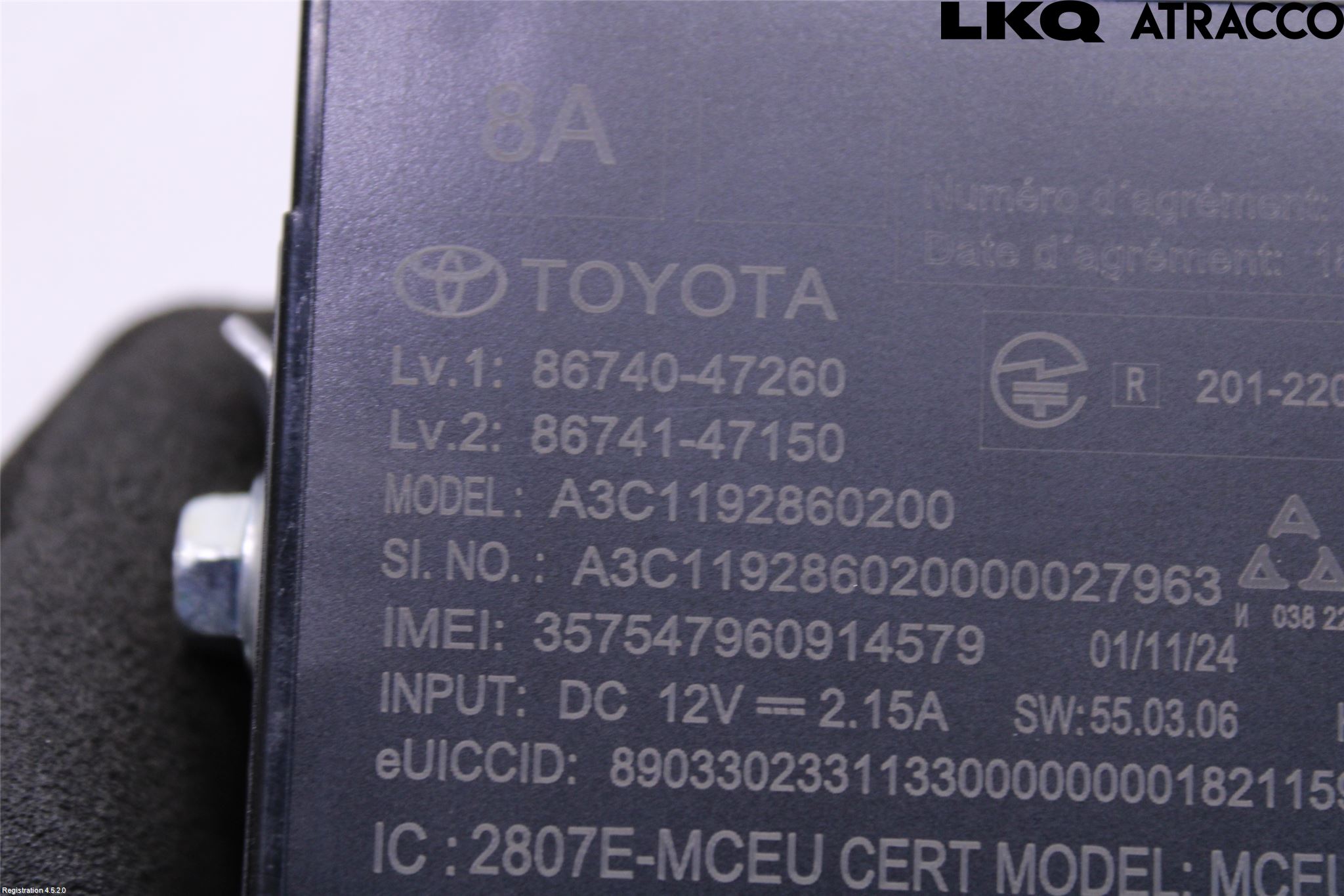 Toyota COROLLA CROSS XG10 22- Styrenhet Övrigt