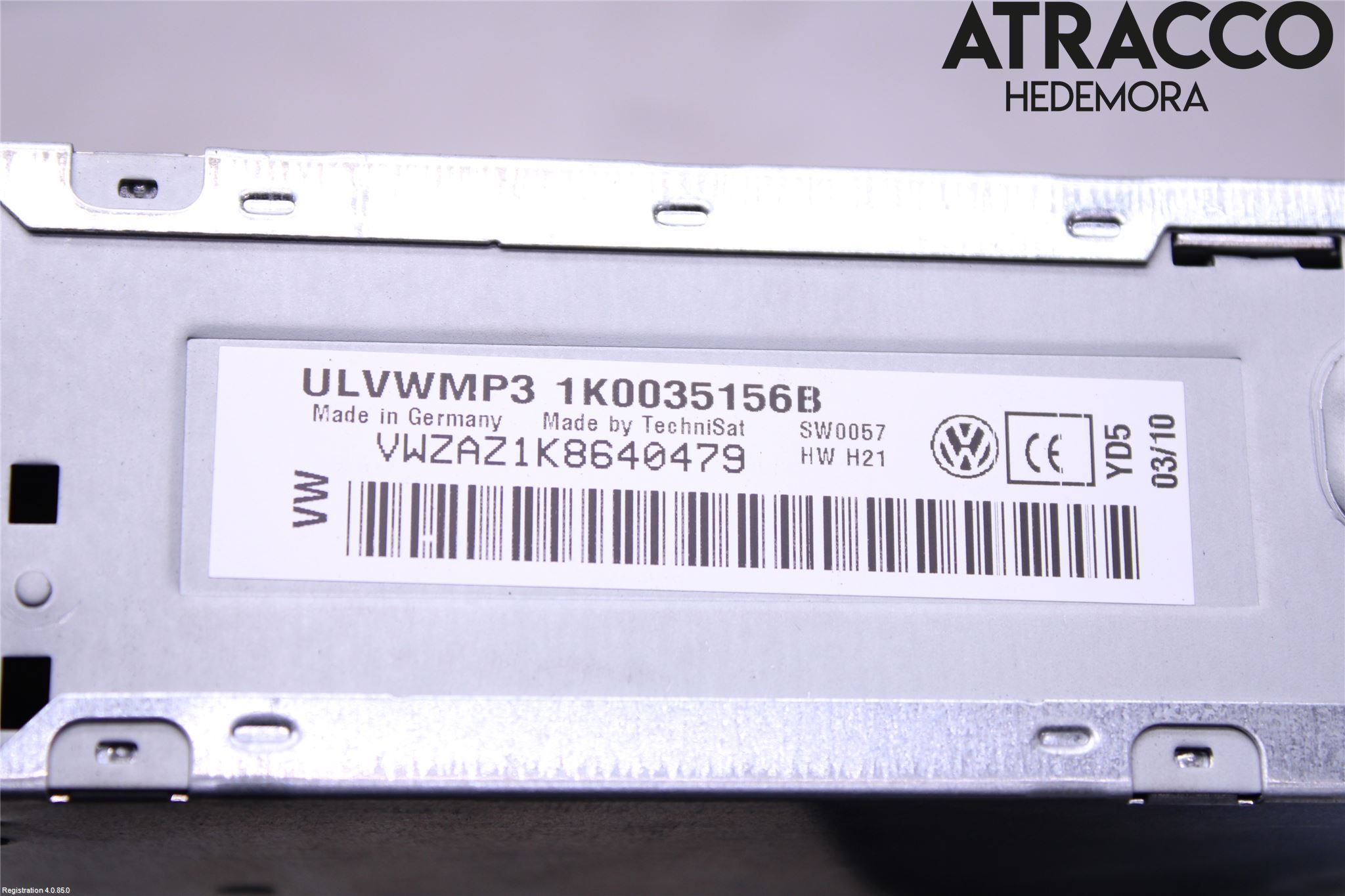 Volkswagen VW GOLF VI 09-13 Cd Radio - Multimediapanel