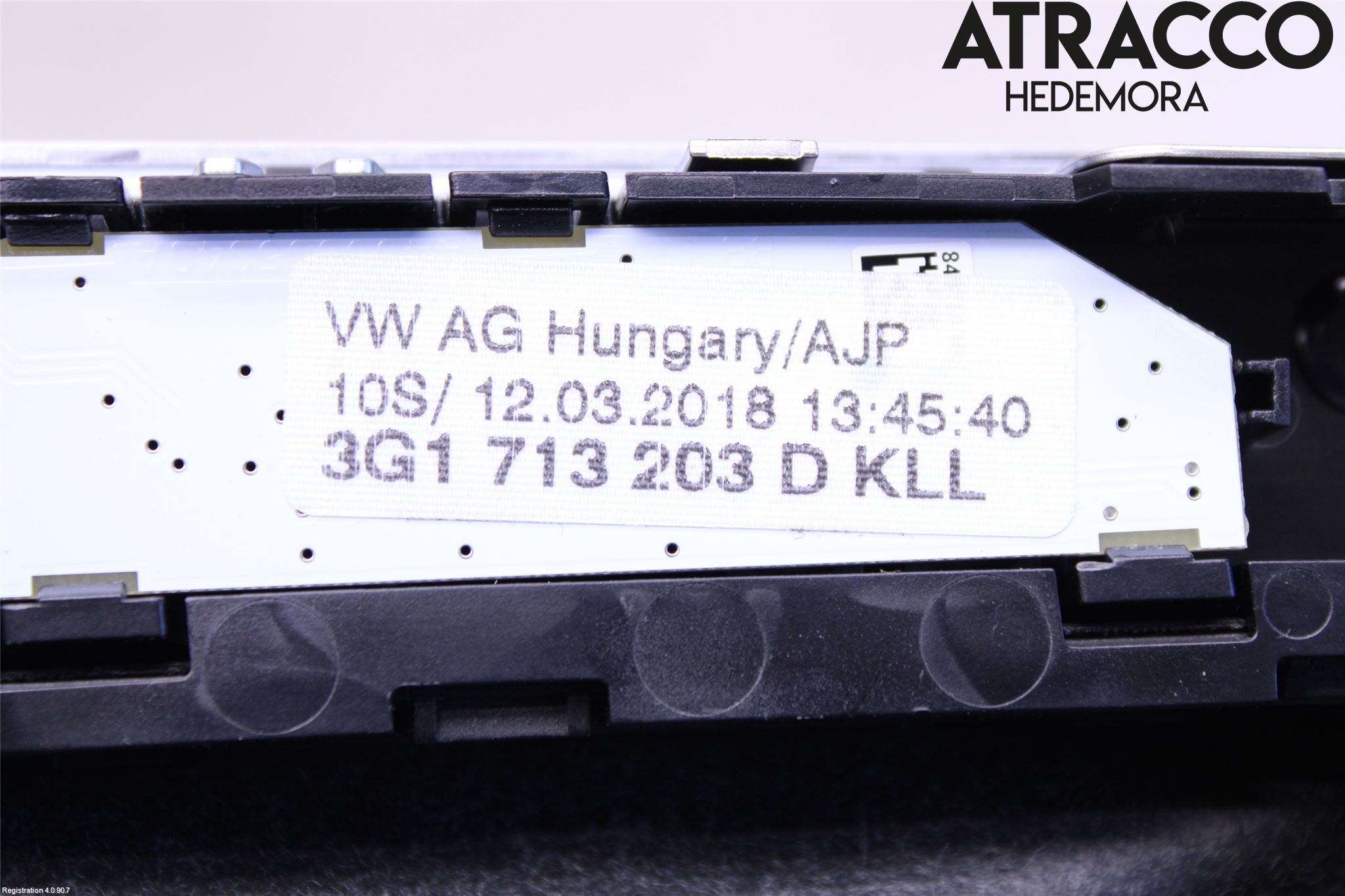 Volkswagen VW PASSAT 15-19 Växelspaksdamask