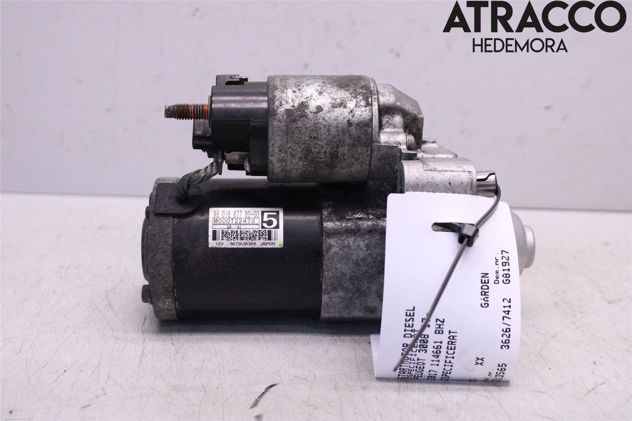 Peugeot 3008 17-24 Startmotor Diesel