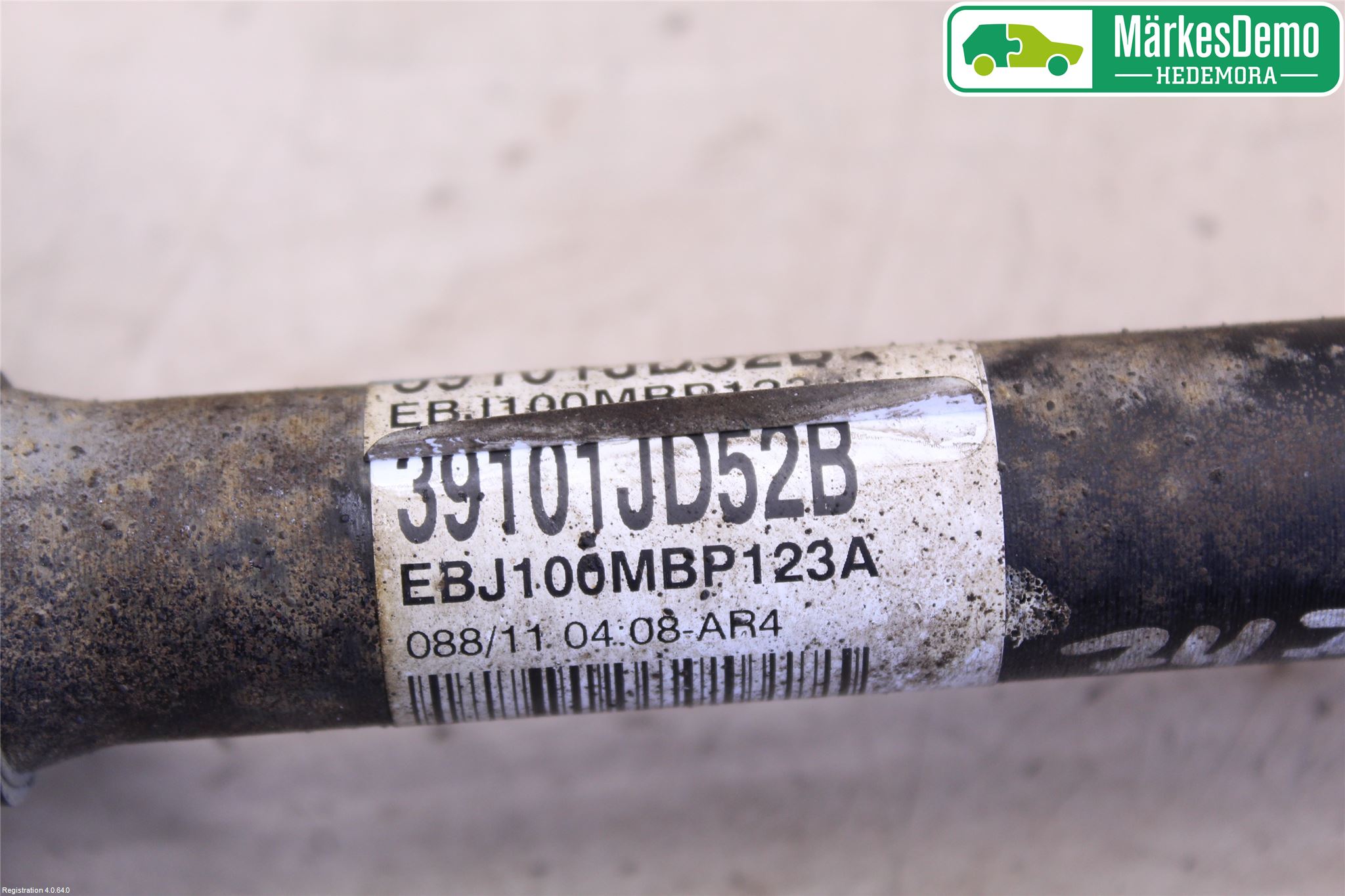 Nissan QASHQAI 10-14 Drivaxel Fram Vänster