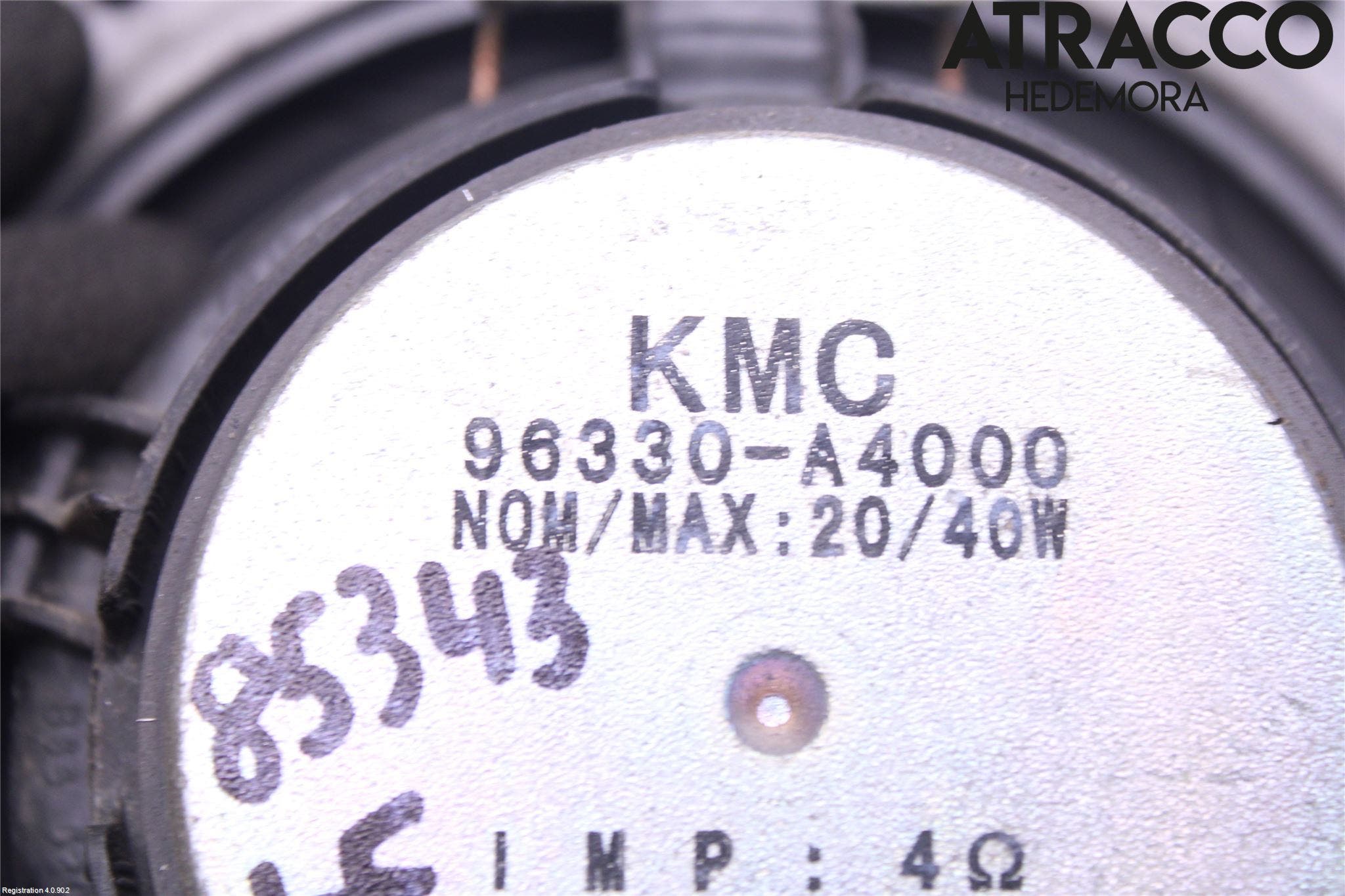 Kia CARENS III 13-19 Högtalare